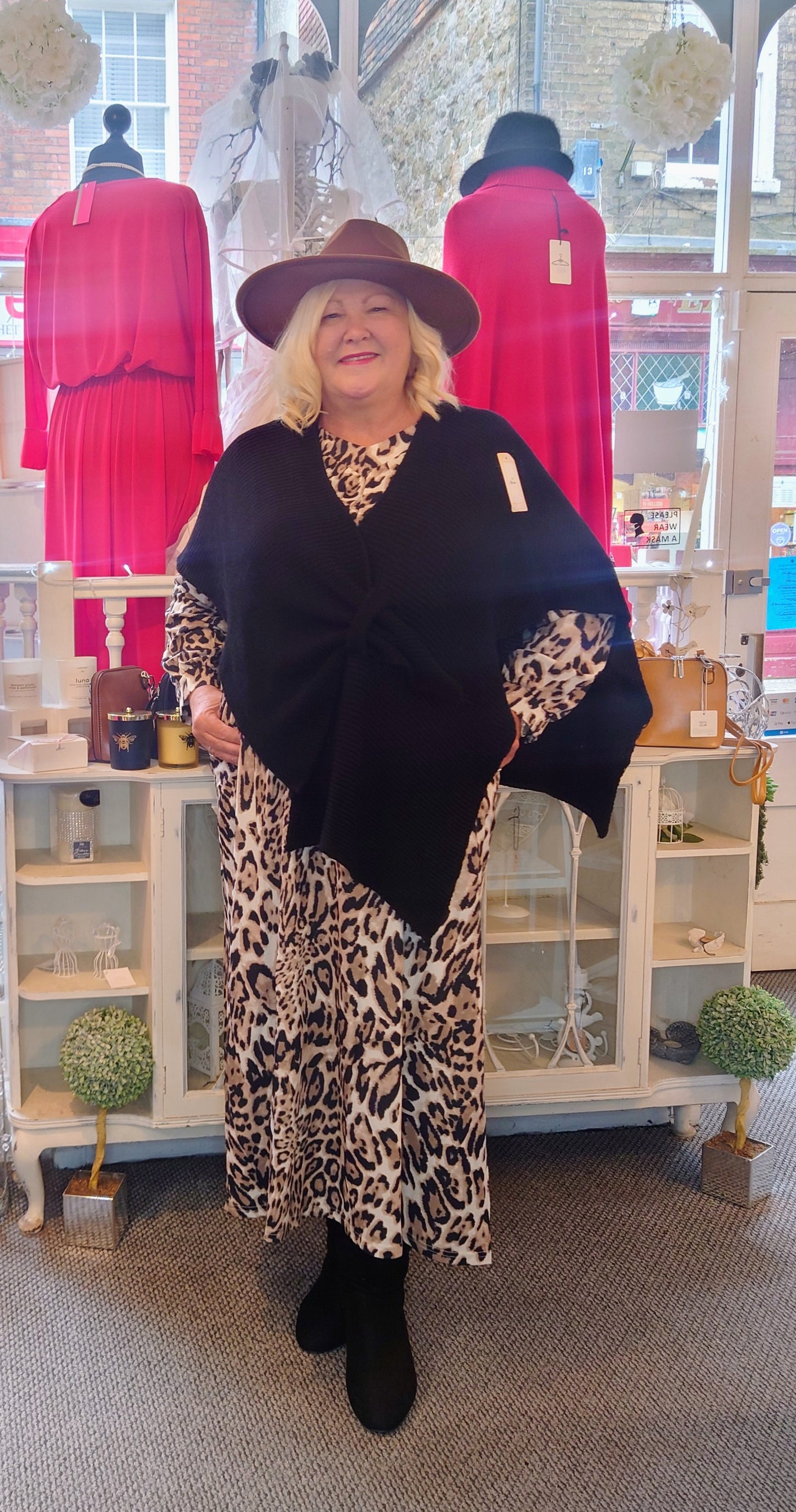 SALE - Animal Print Maxi Dress