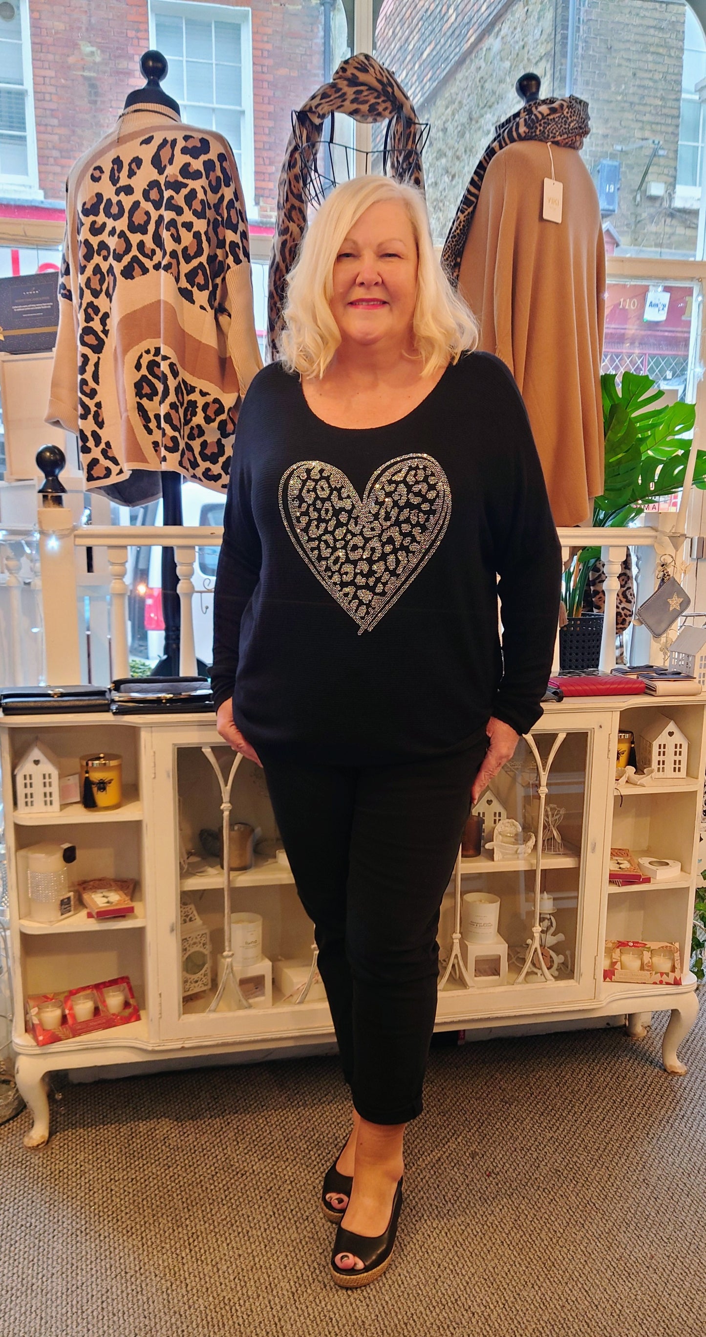 Sparkle Heart Jumper