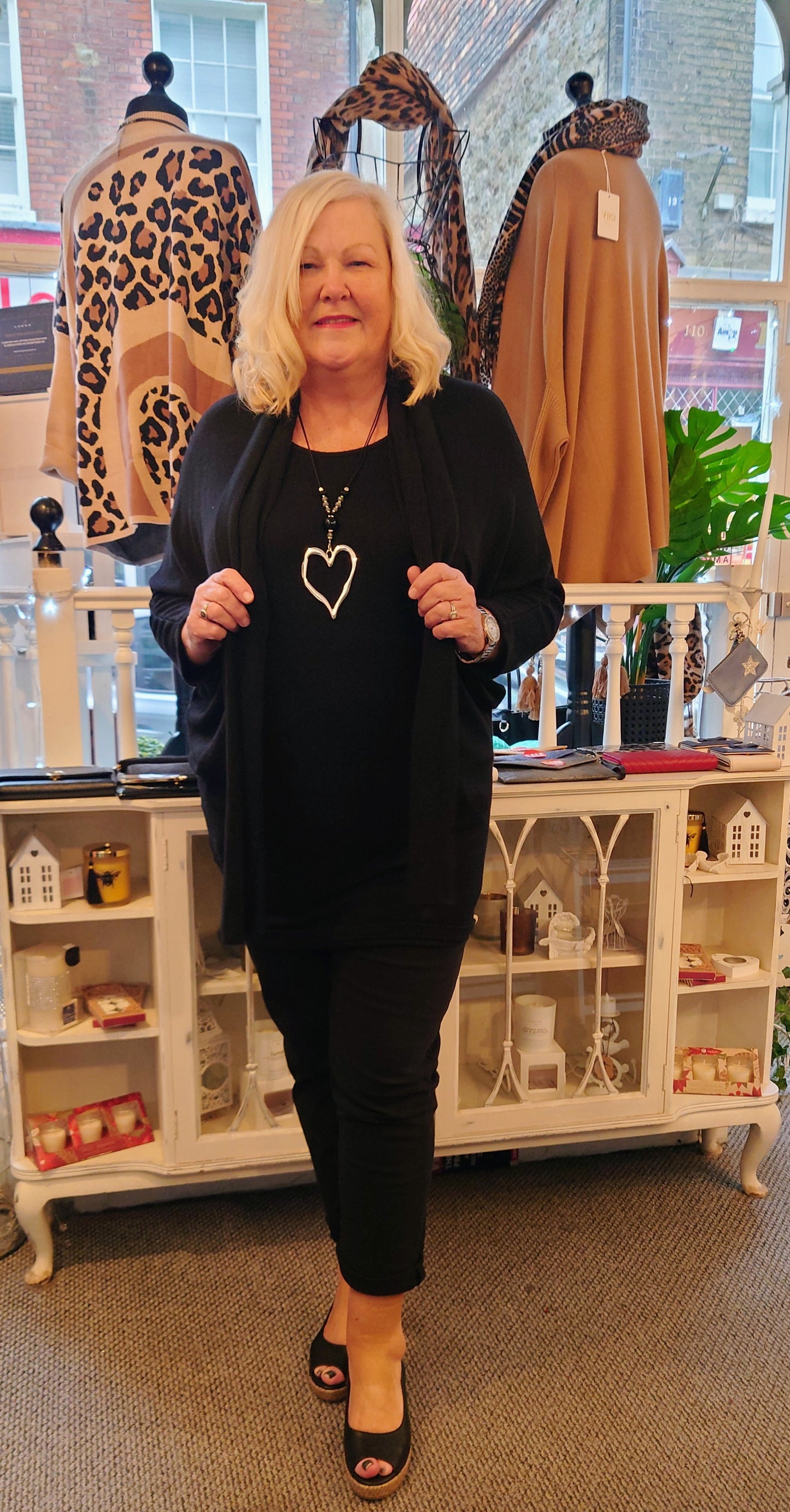 Longline Tunic with Scarf