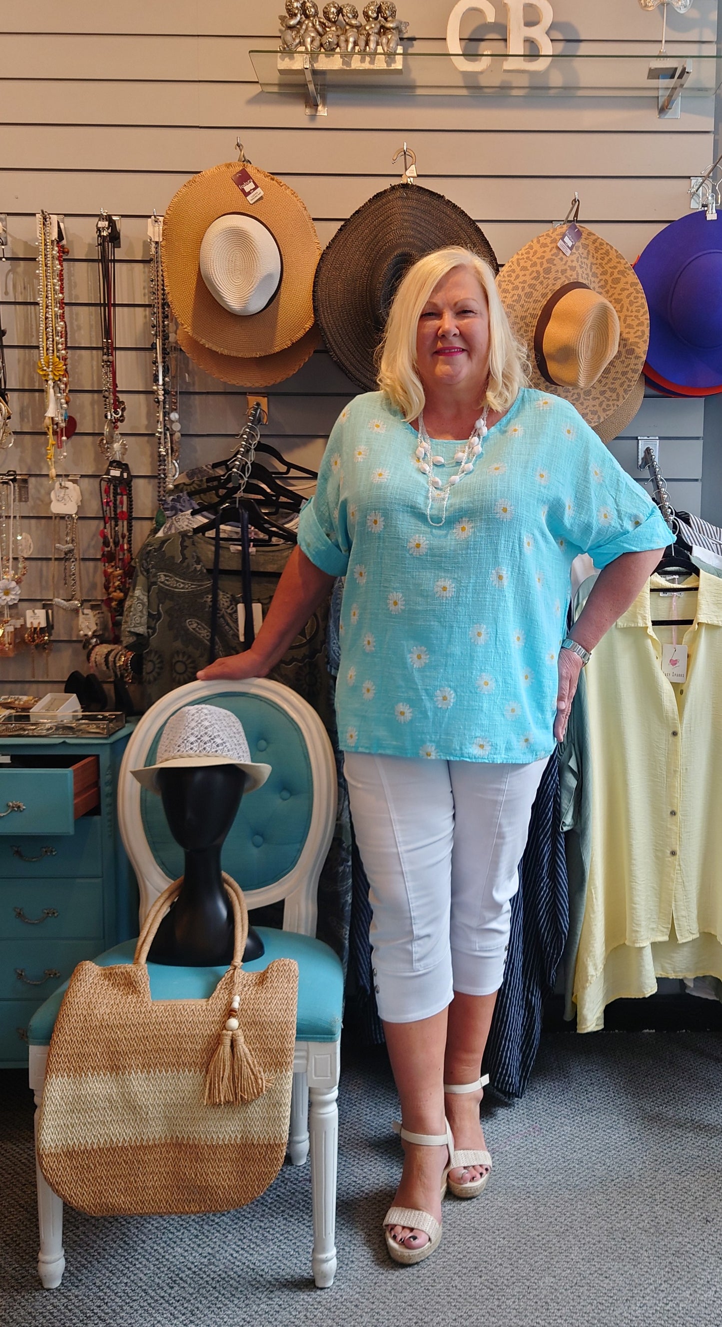 SALE - Cotton Daisy Tunic