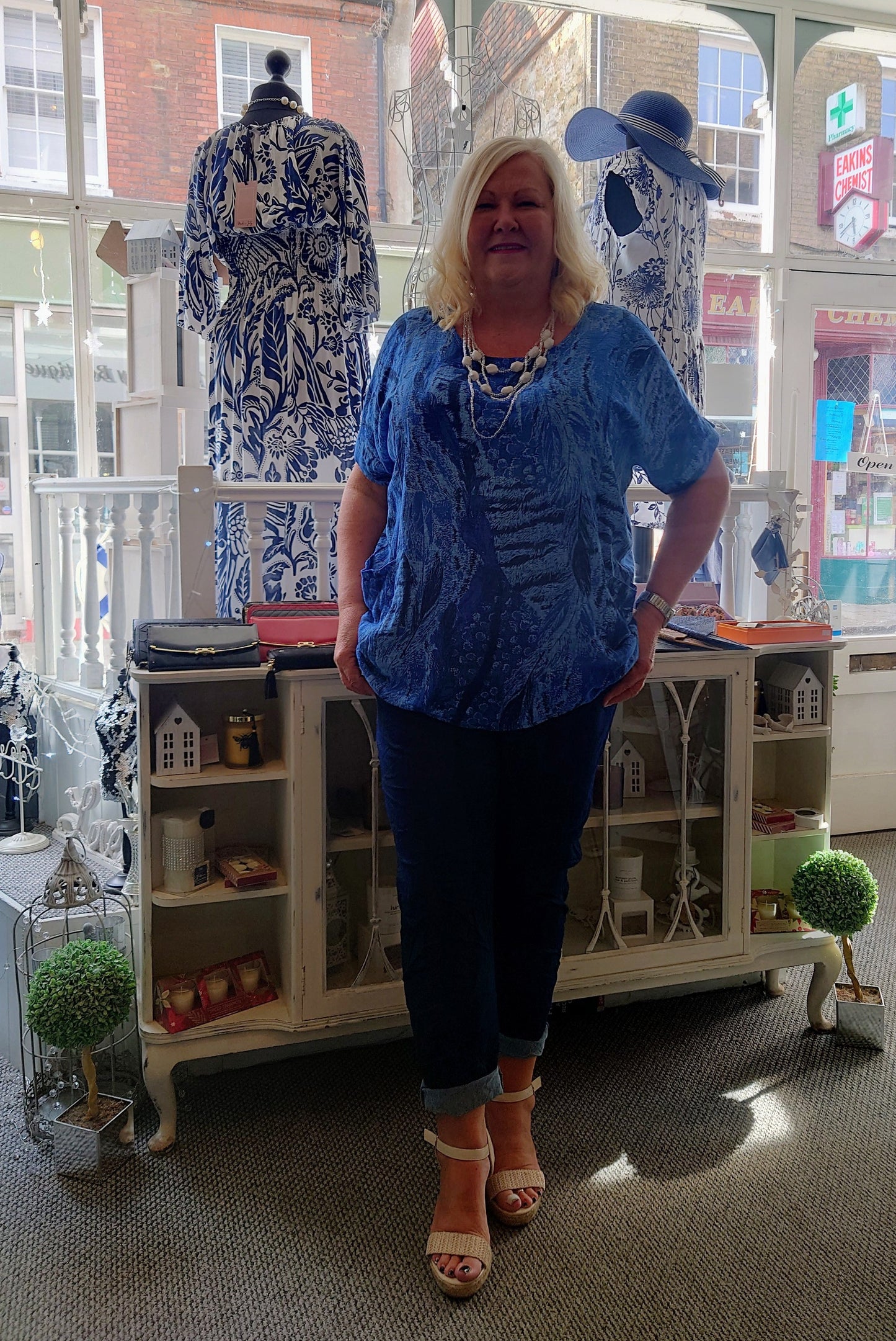 SALE - Print Cotton Tunic
