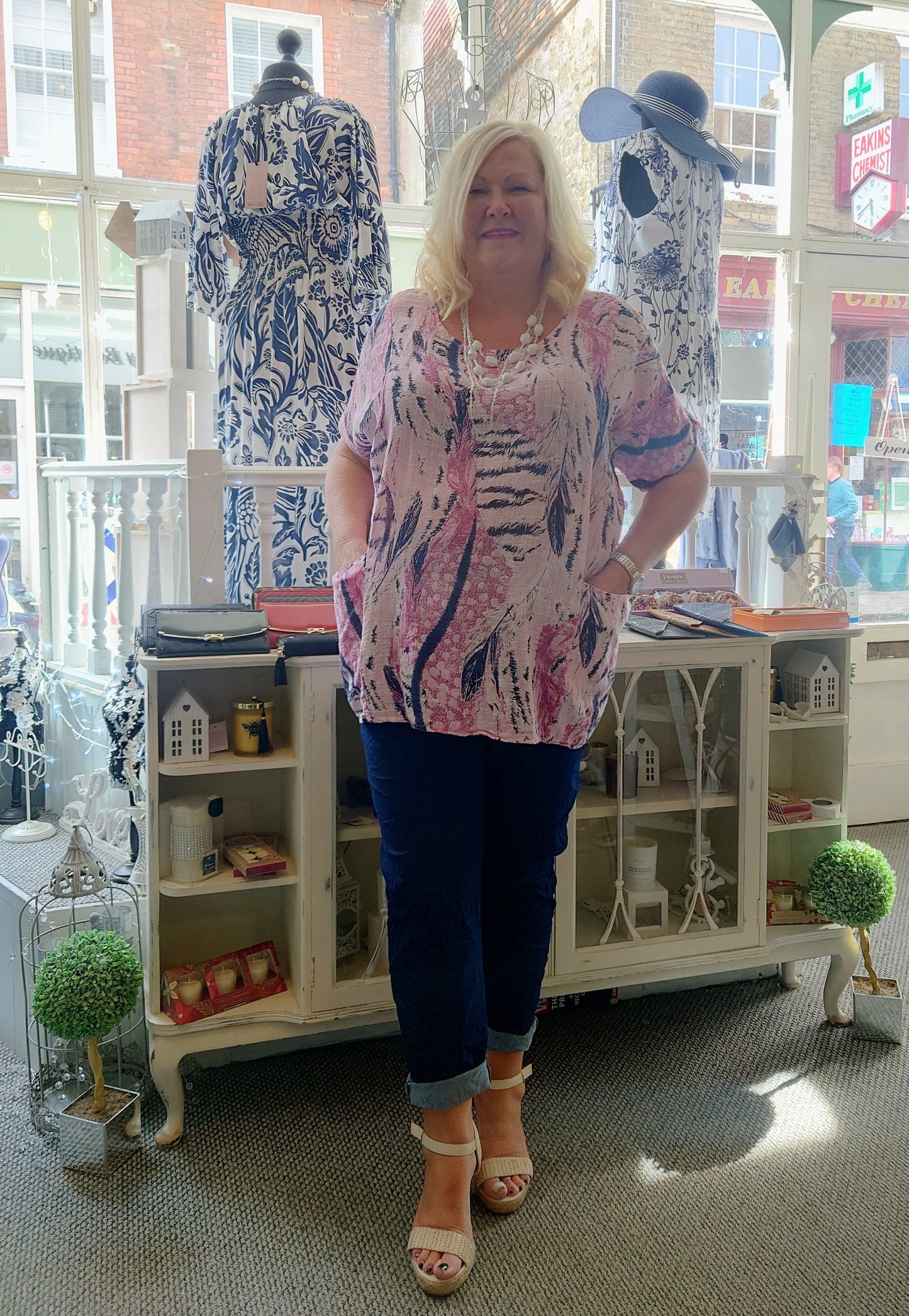 SALE - Print Cotton Tunic