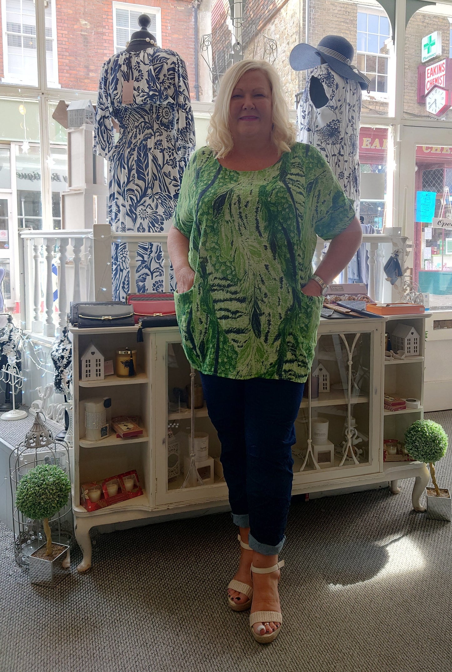 SALE - Print Cotton Tunic