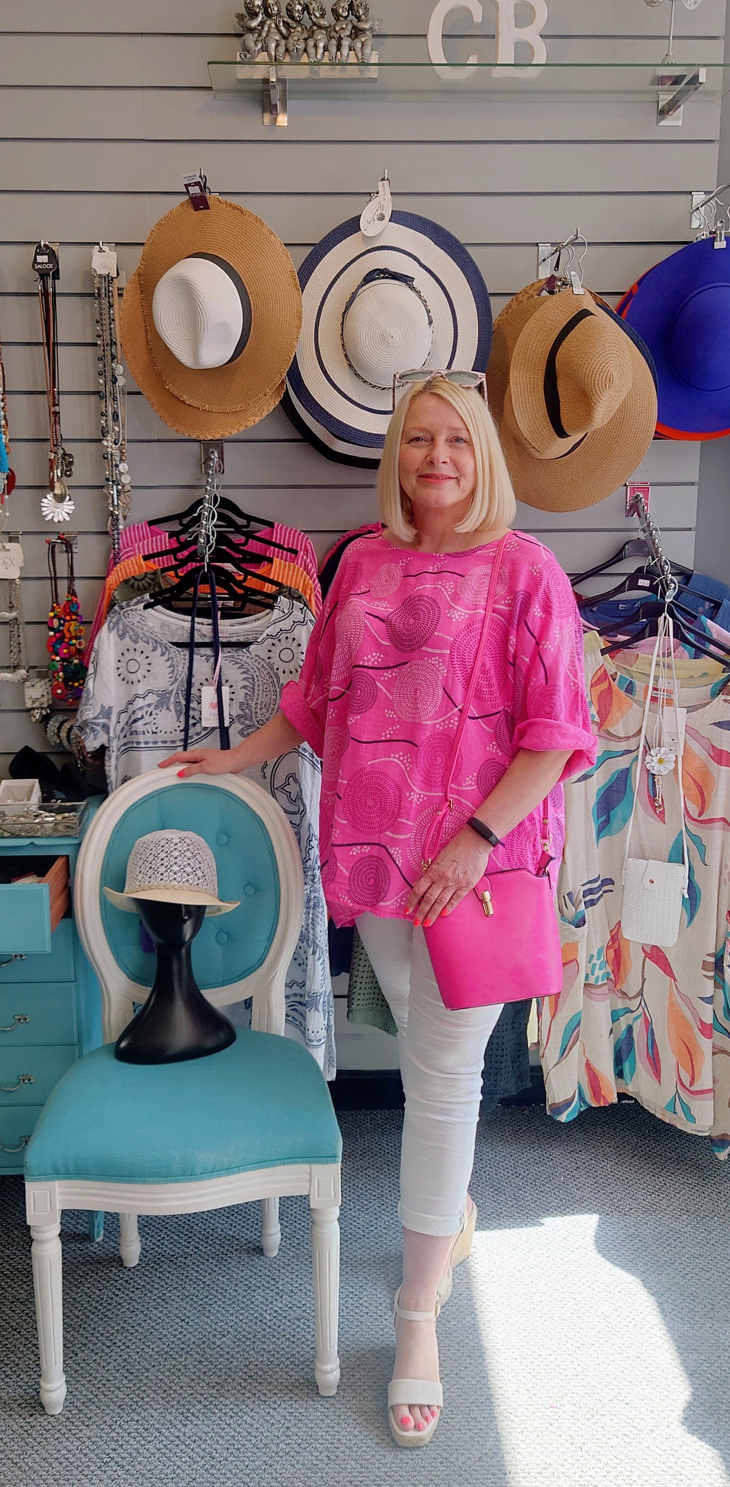 Circle Print Cotton Tunic