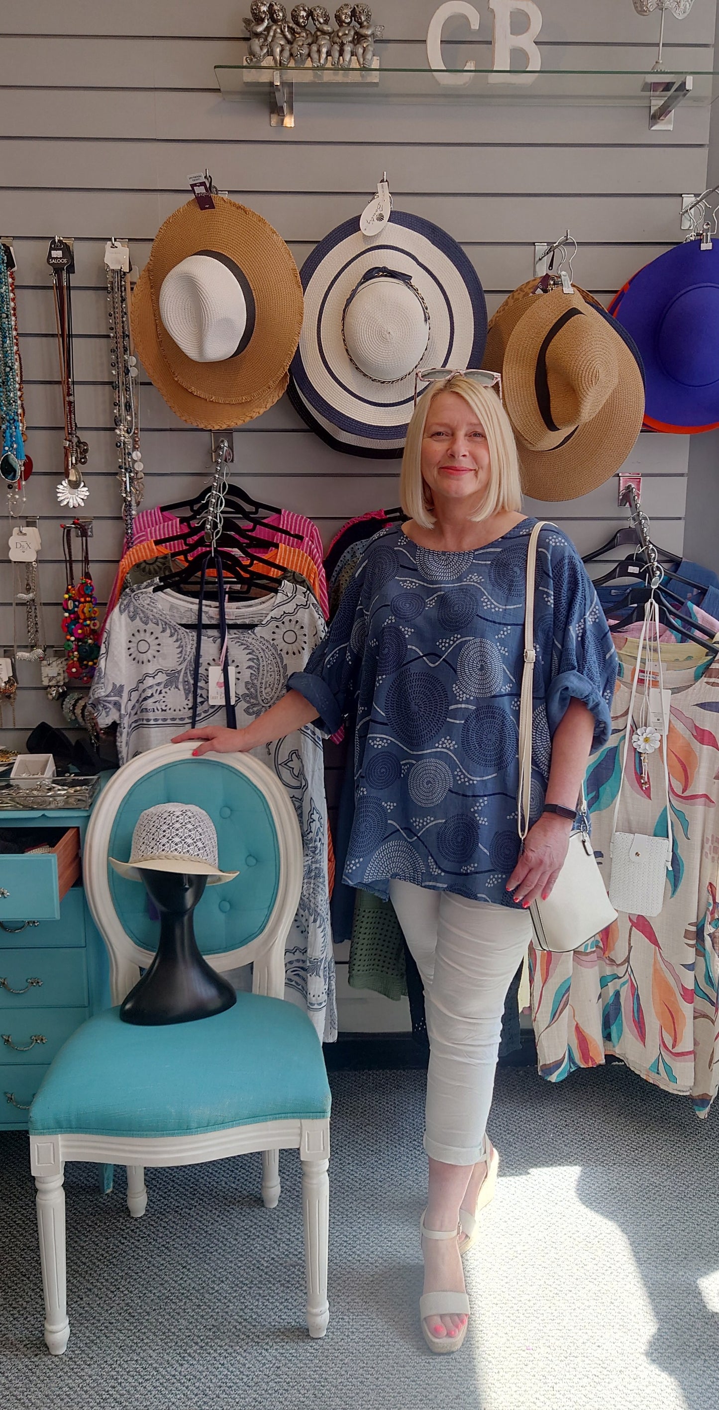 Circle Print Cotton Tunic
