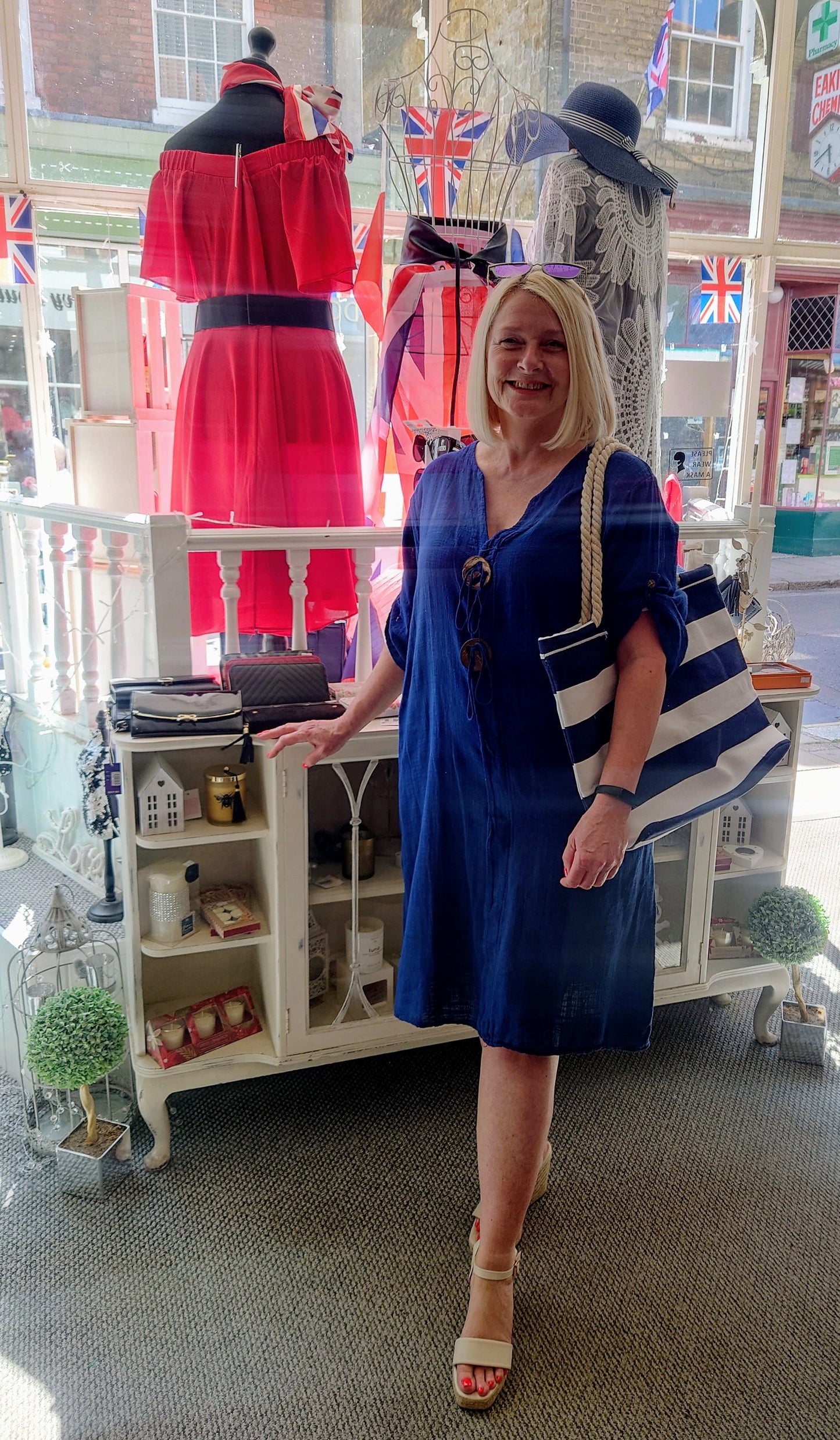 Cotton Button Dress