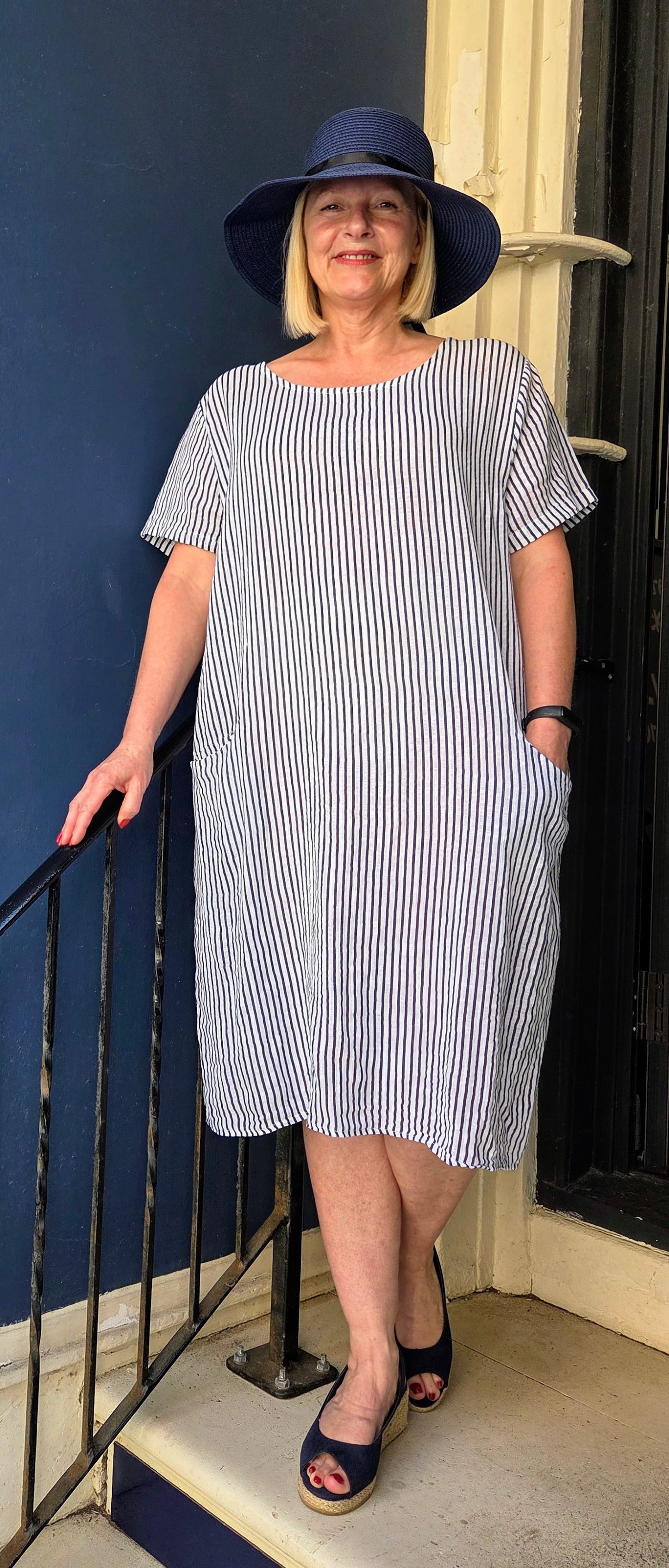SALE- Stripe Pocket Dress