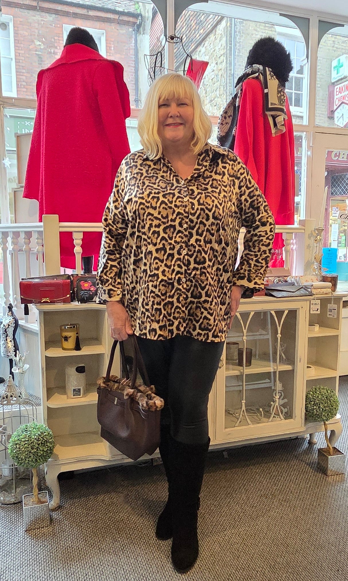 Animal Print Sparkle Shirt