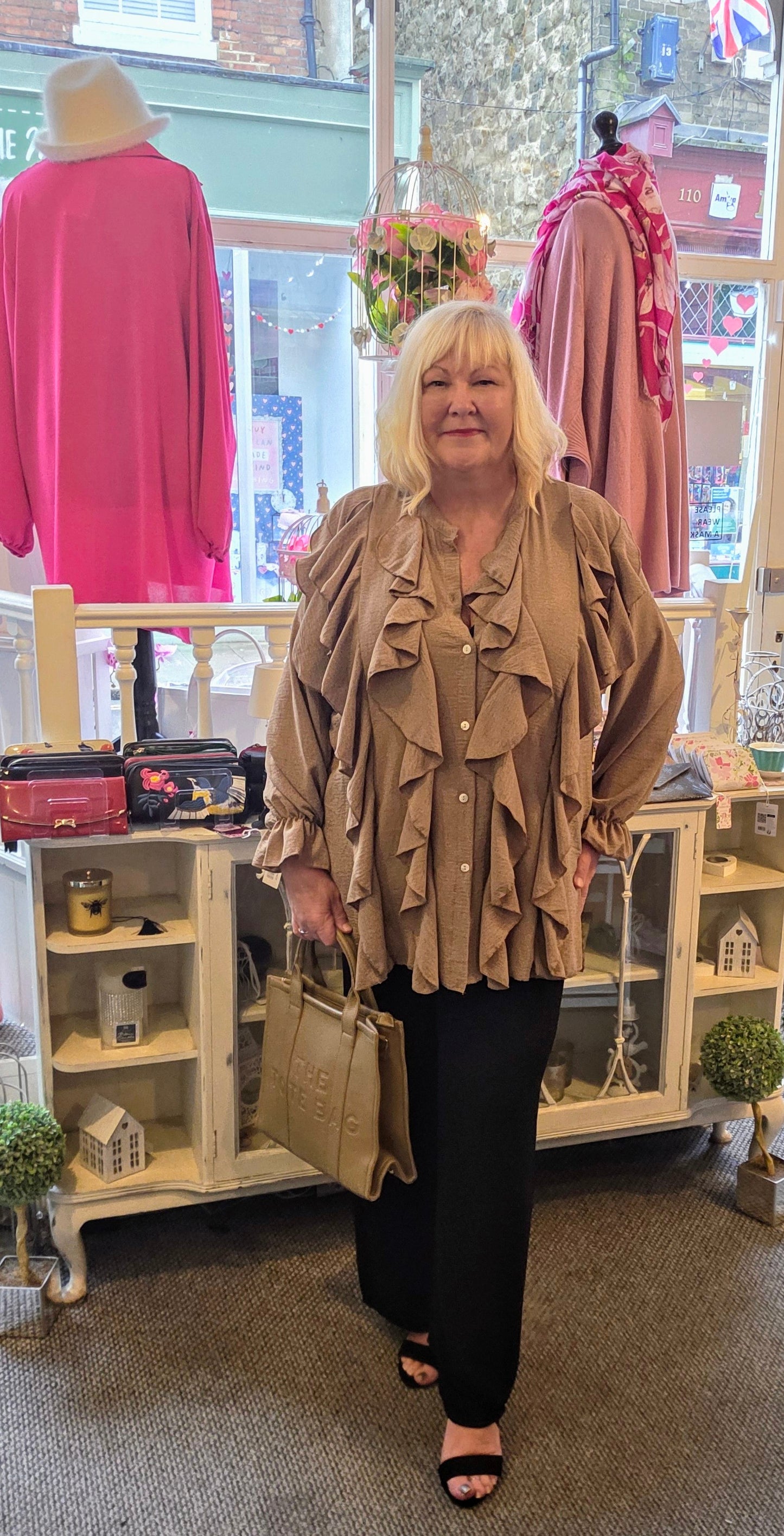 SALE - Double Ruffle Blouse