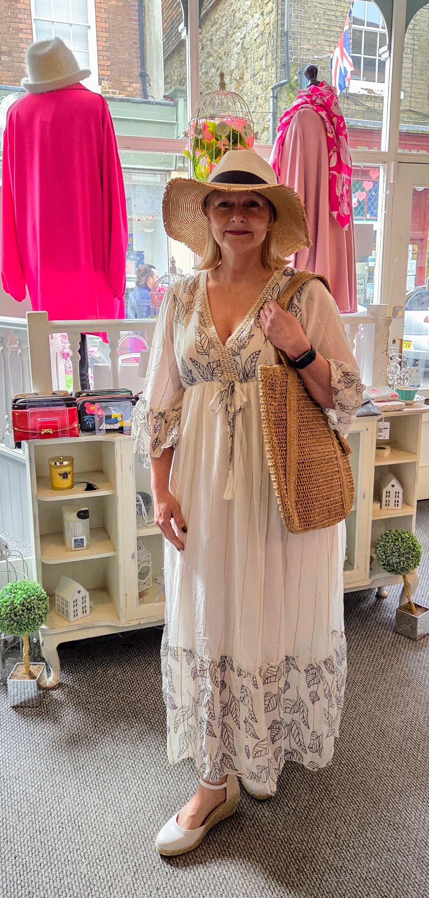 Boho Embroidery Dress