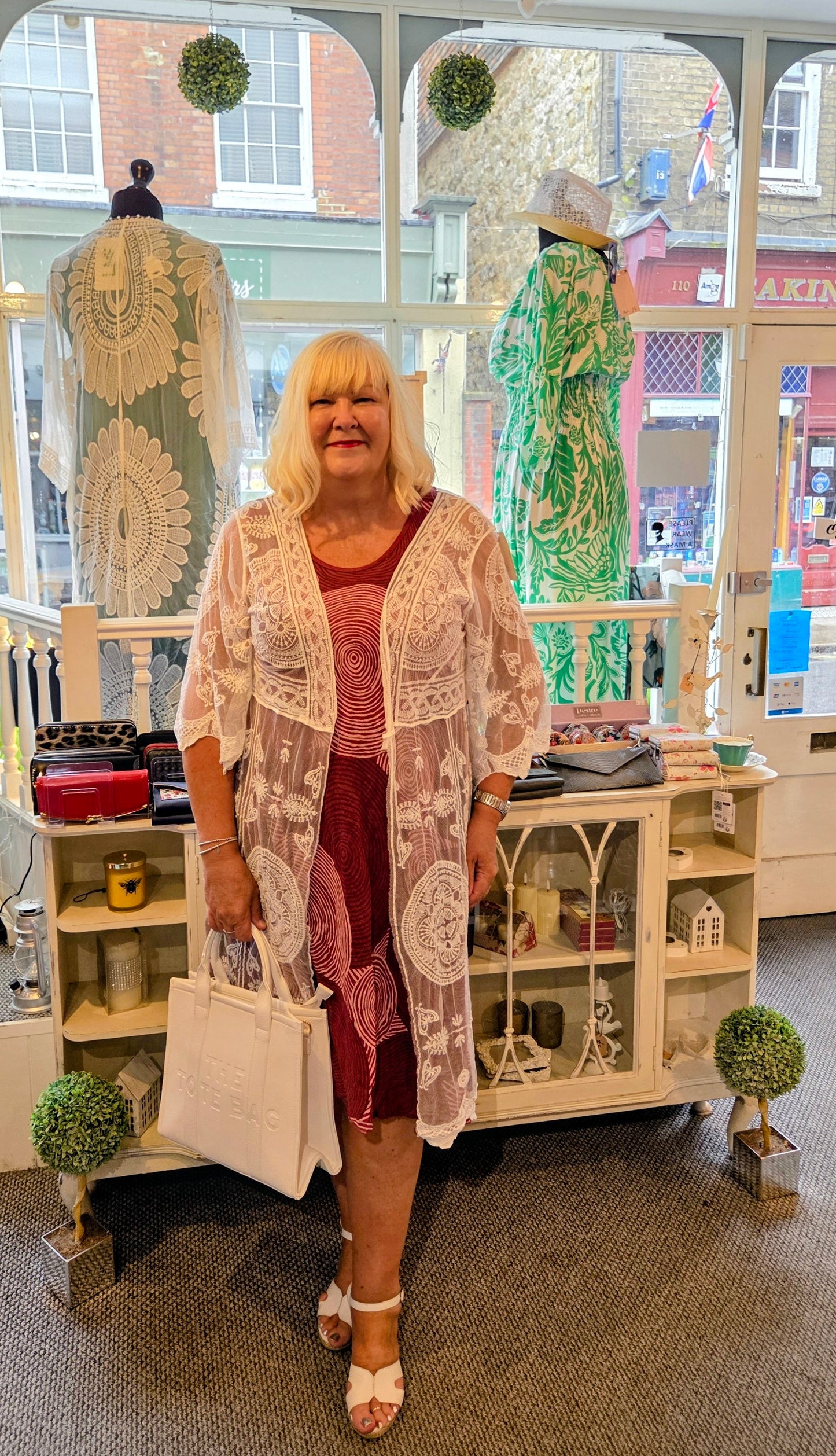 Circle Print Dress