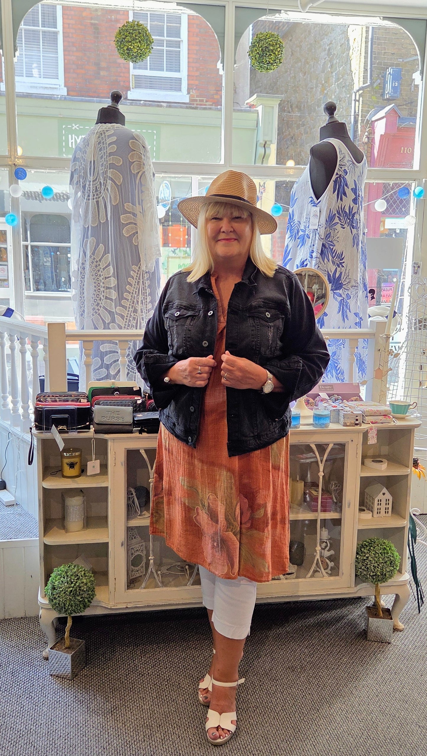Flower Shirt Dress Tunic
