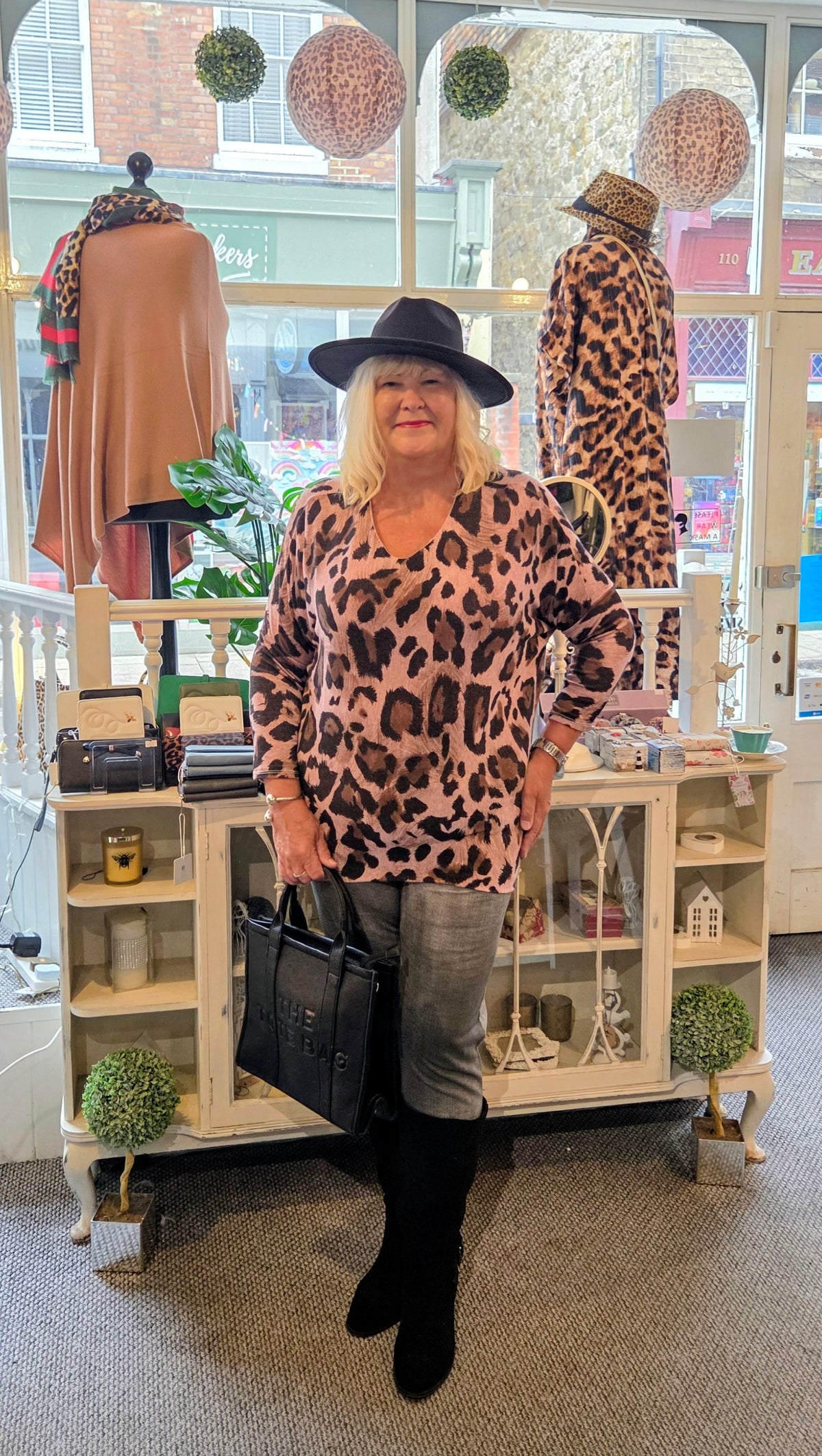 Soft Touch Animal Print Jumper