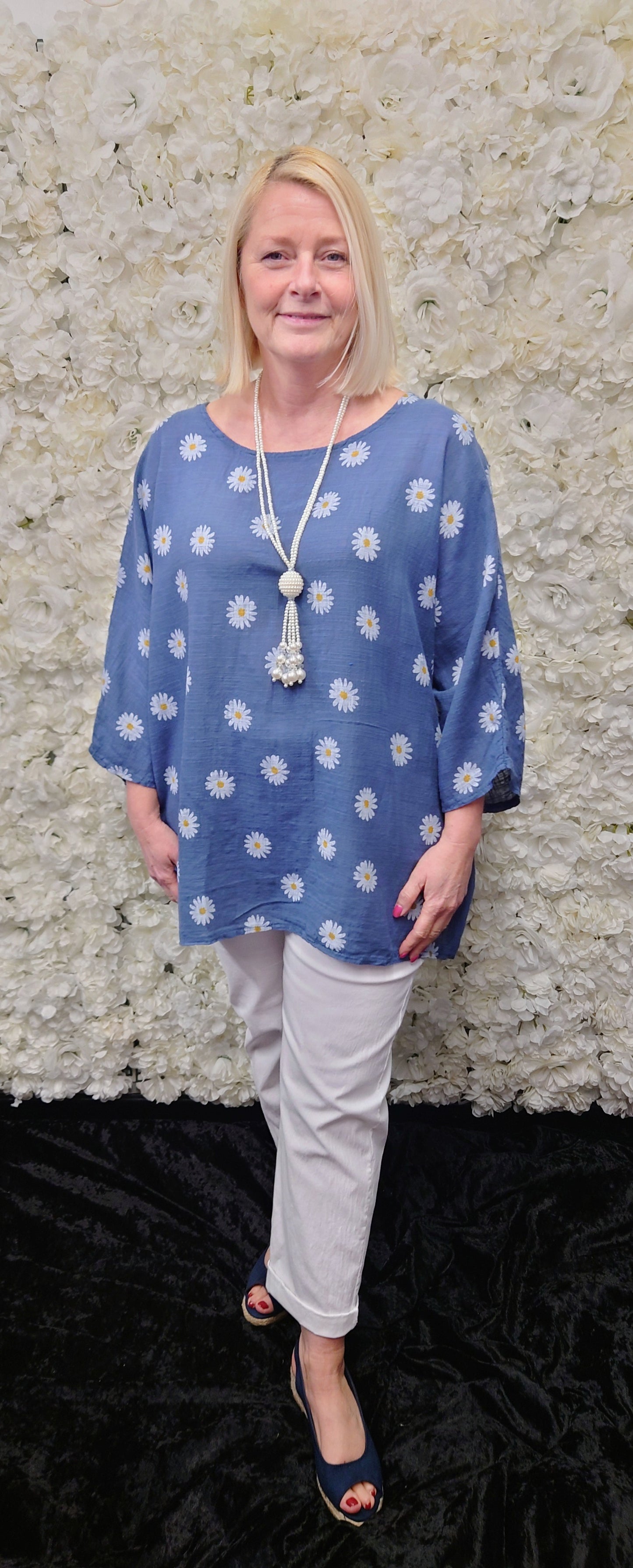 SALE - Cotton Daisy Tunic