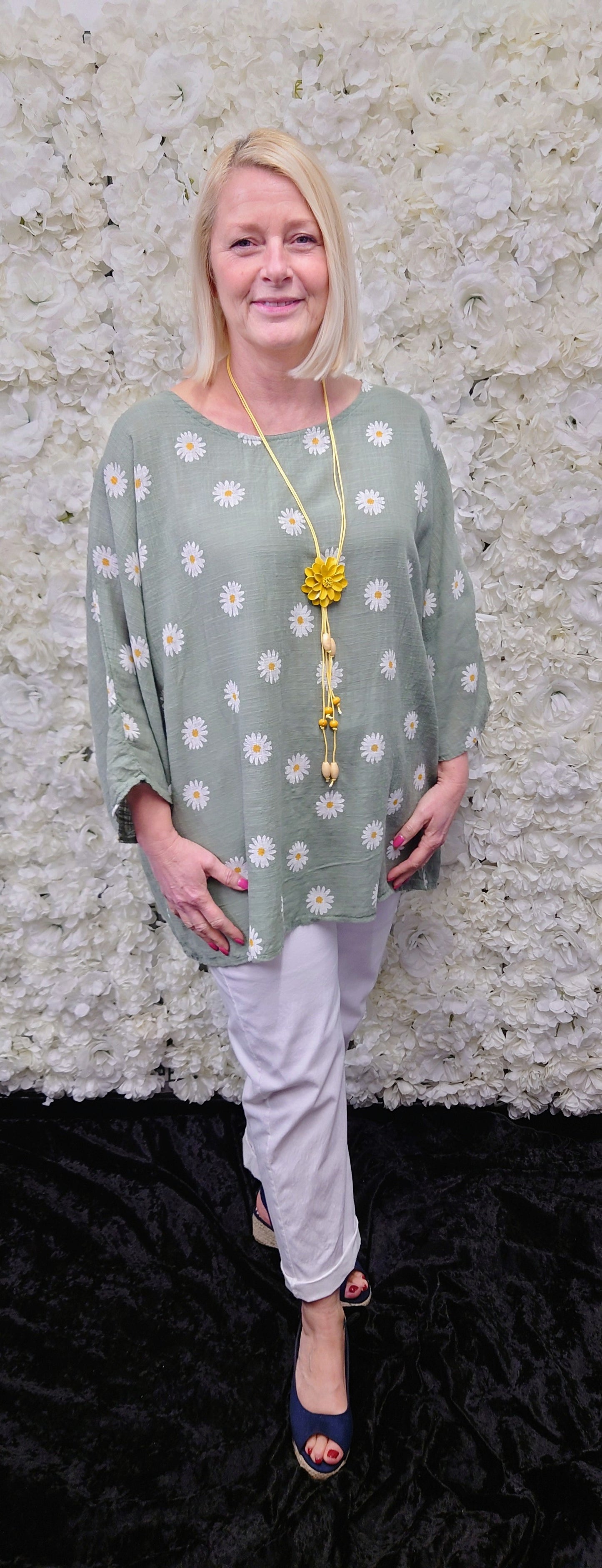 SALE - Cotton Daisy Tunic