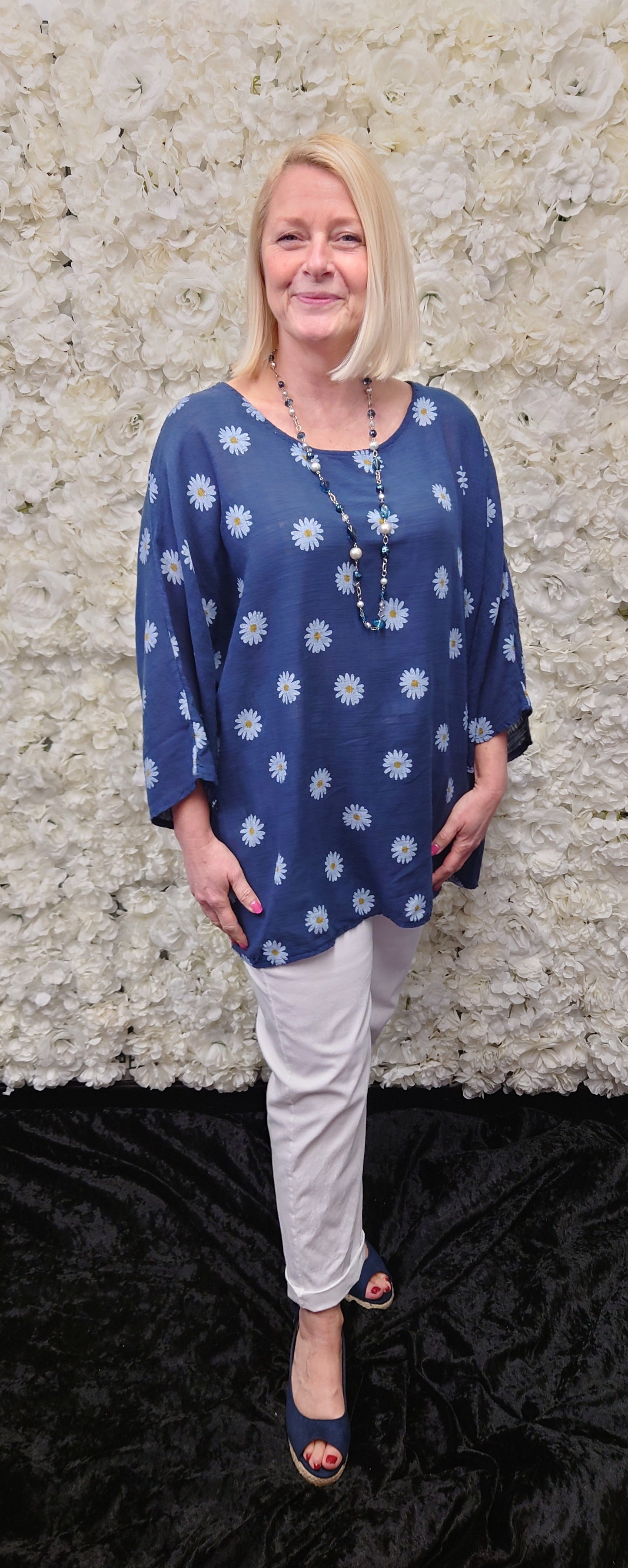 SALE - Cotton Daisy Tunic