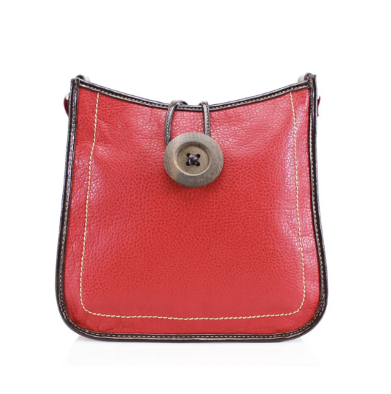 Button Detail Cross Body Bag
