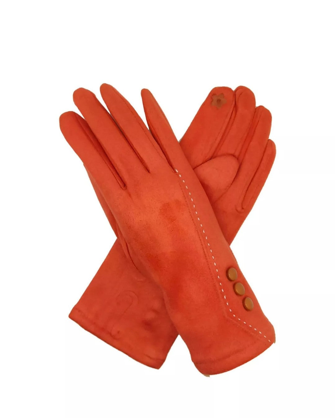 Button Detail Gloves