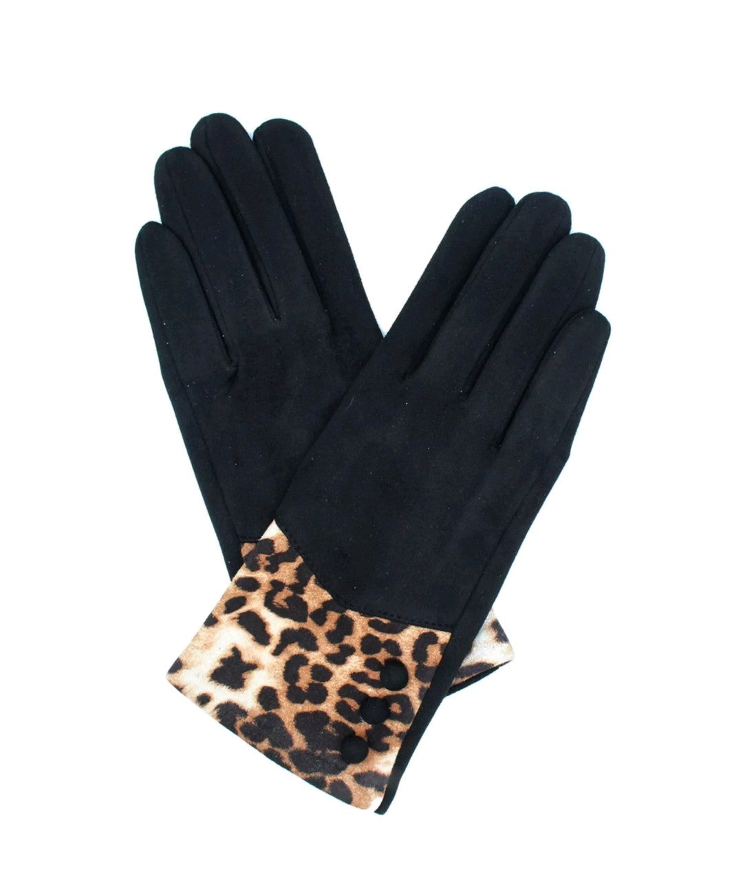 Fleece Lined Animal Print Gloves