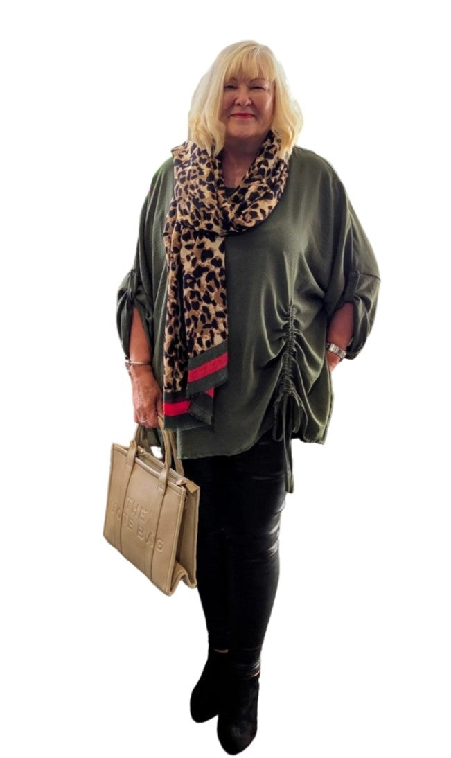 Animal Print Lightweight Scarf