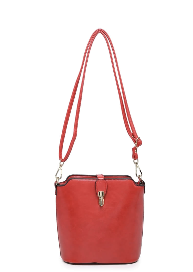 Cross Body Bucket Handbag - Various Colours