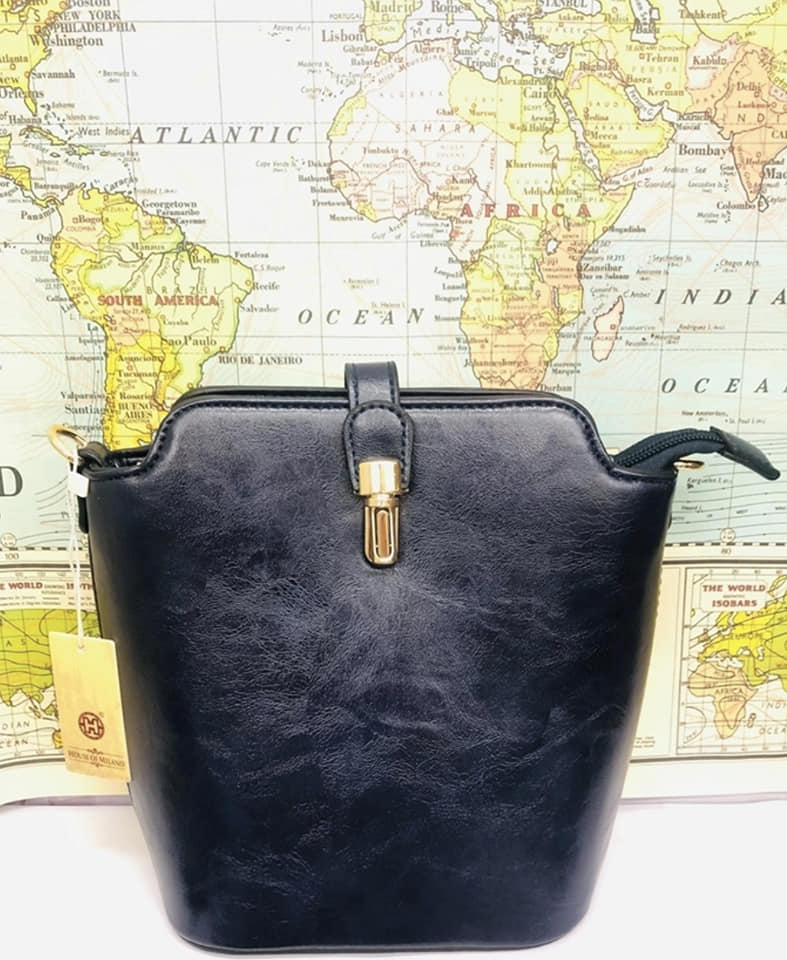 Cross Body Bucket Handbag - Various Colours