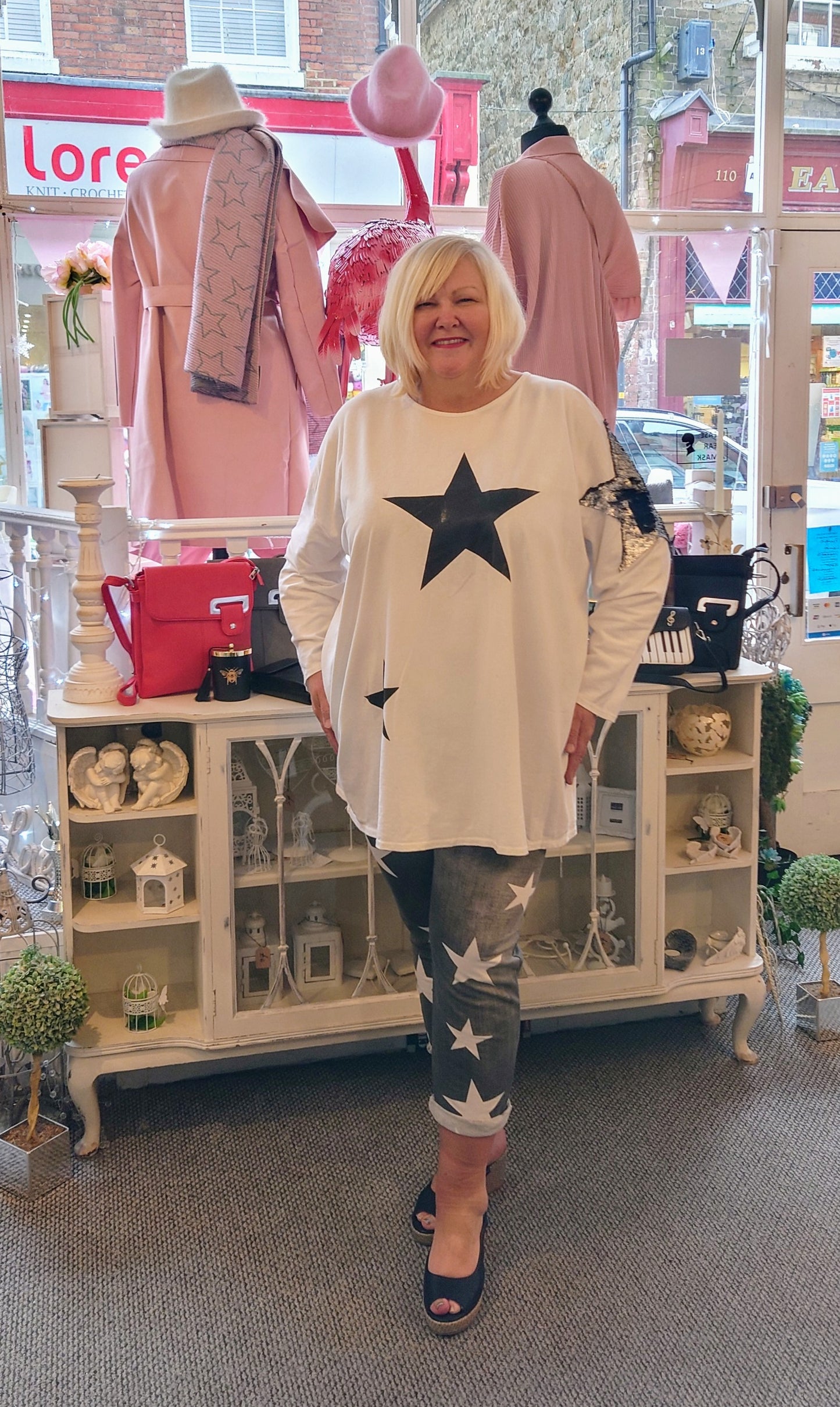 Star Detail Tunic - Various Colours