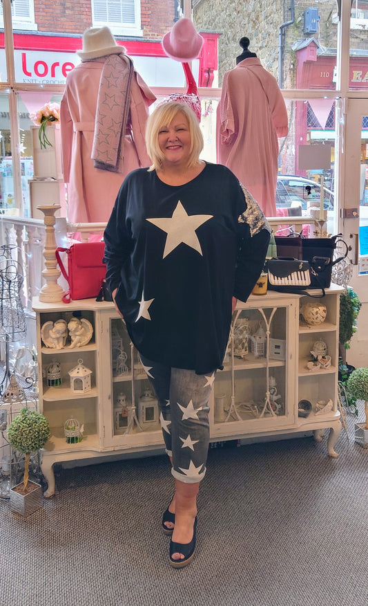 Star Detail Tunic - Various Colours