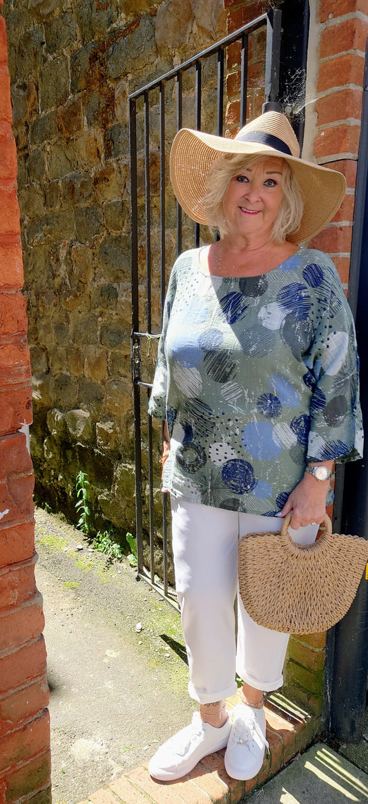 SALE - Circle Print Tunic