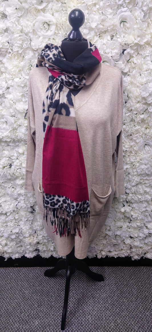 Animal Print Pashmina