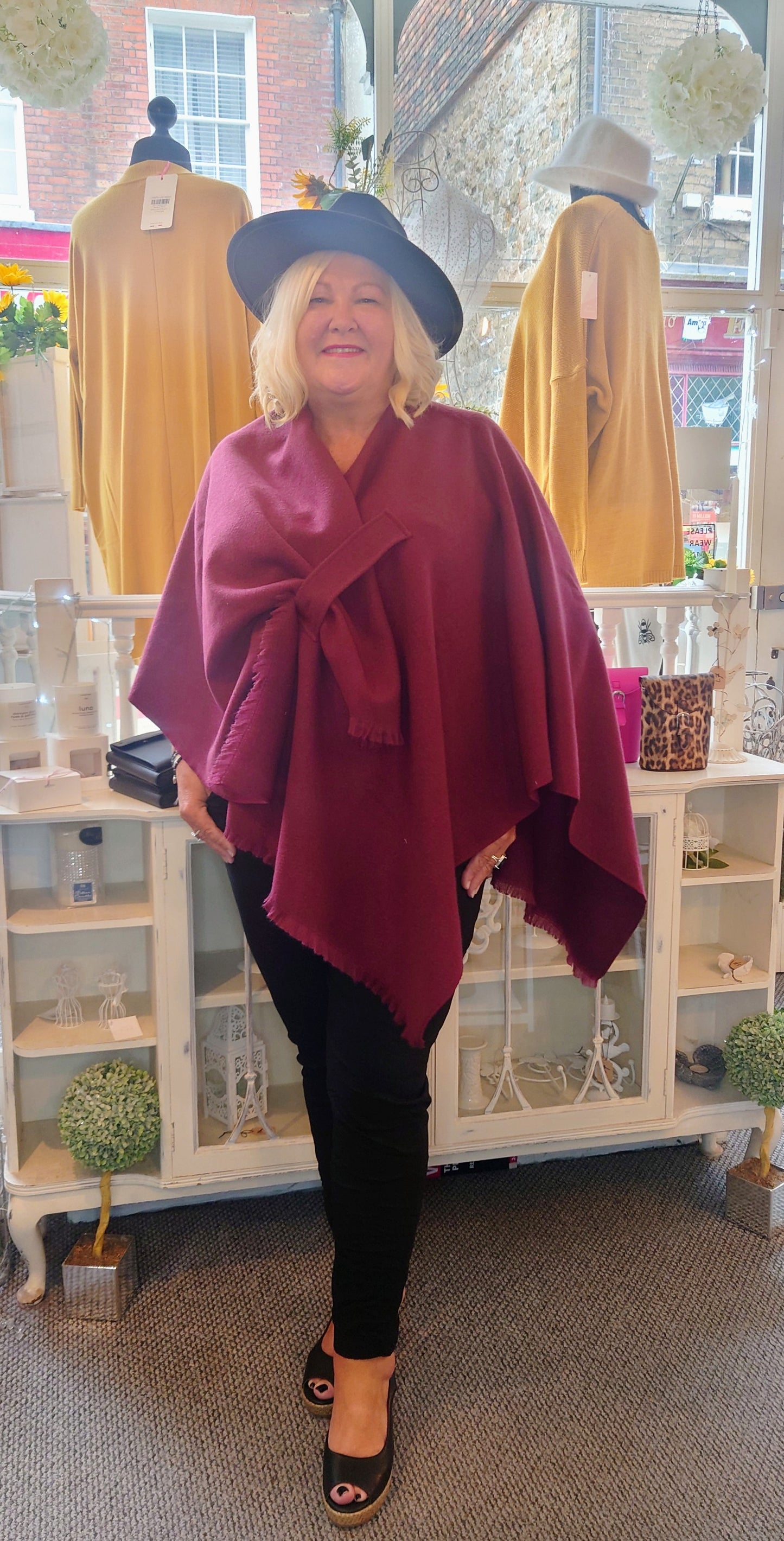 Knot Front Cape