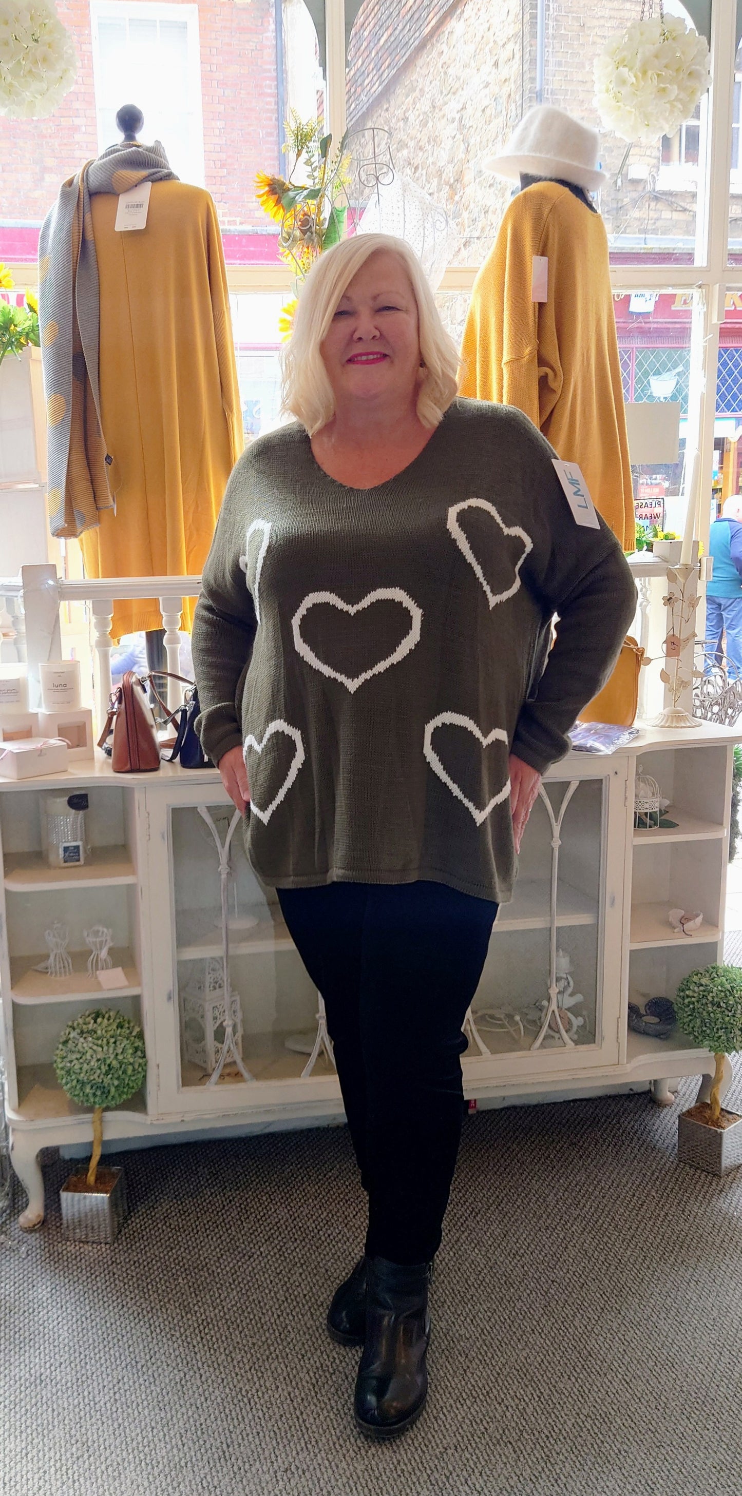 Heart Over Sized Jumper