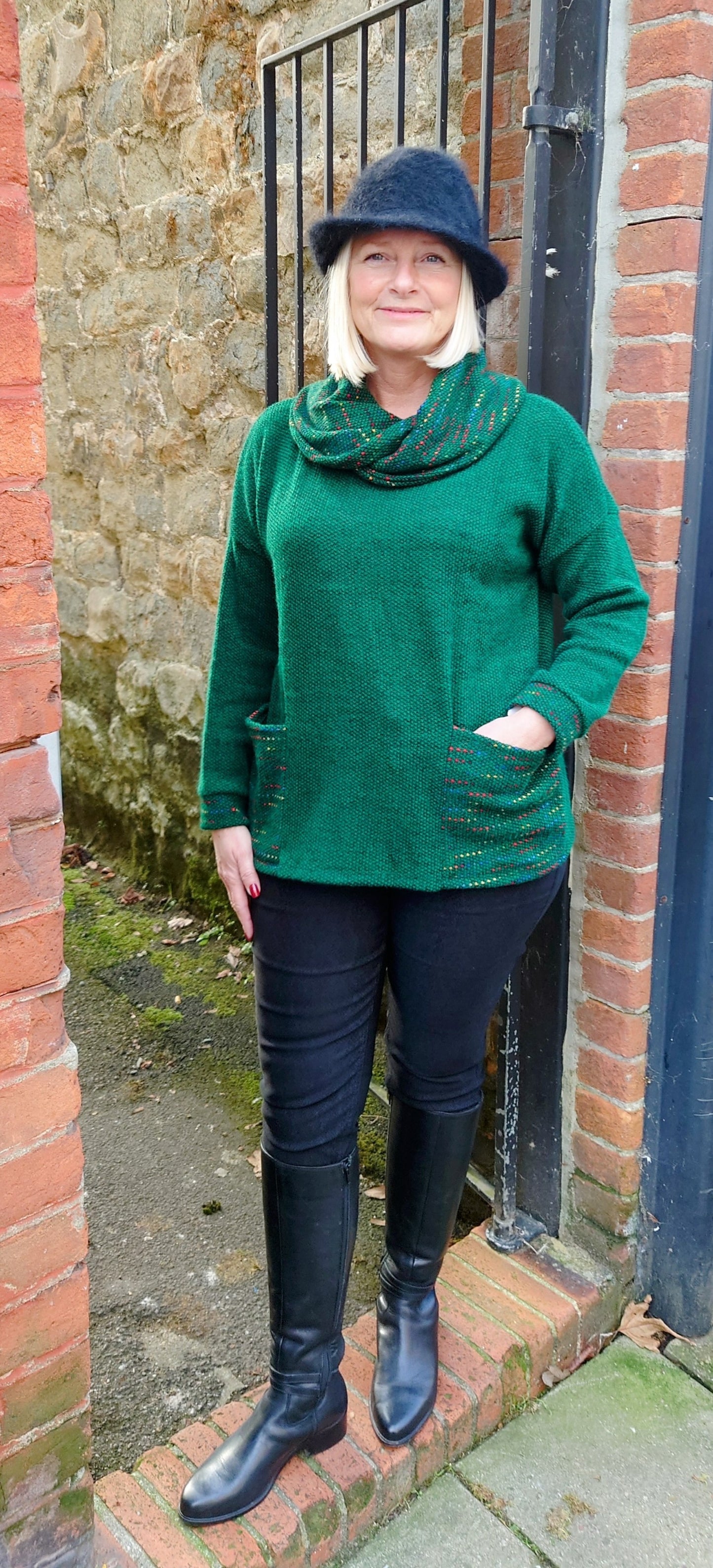 SALE - Cowl Neck Jumper