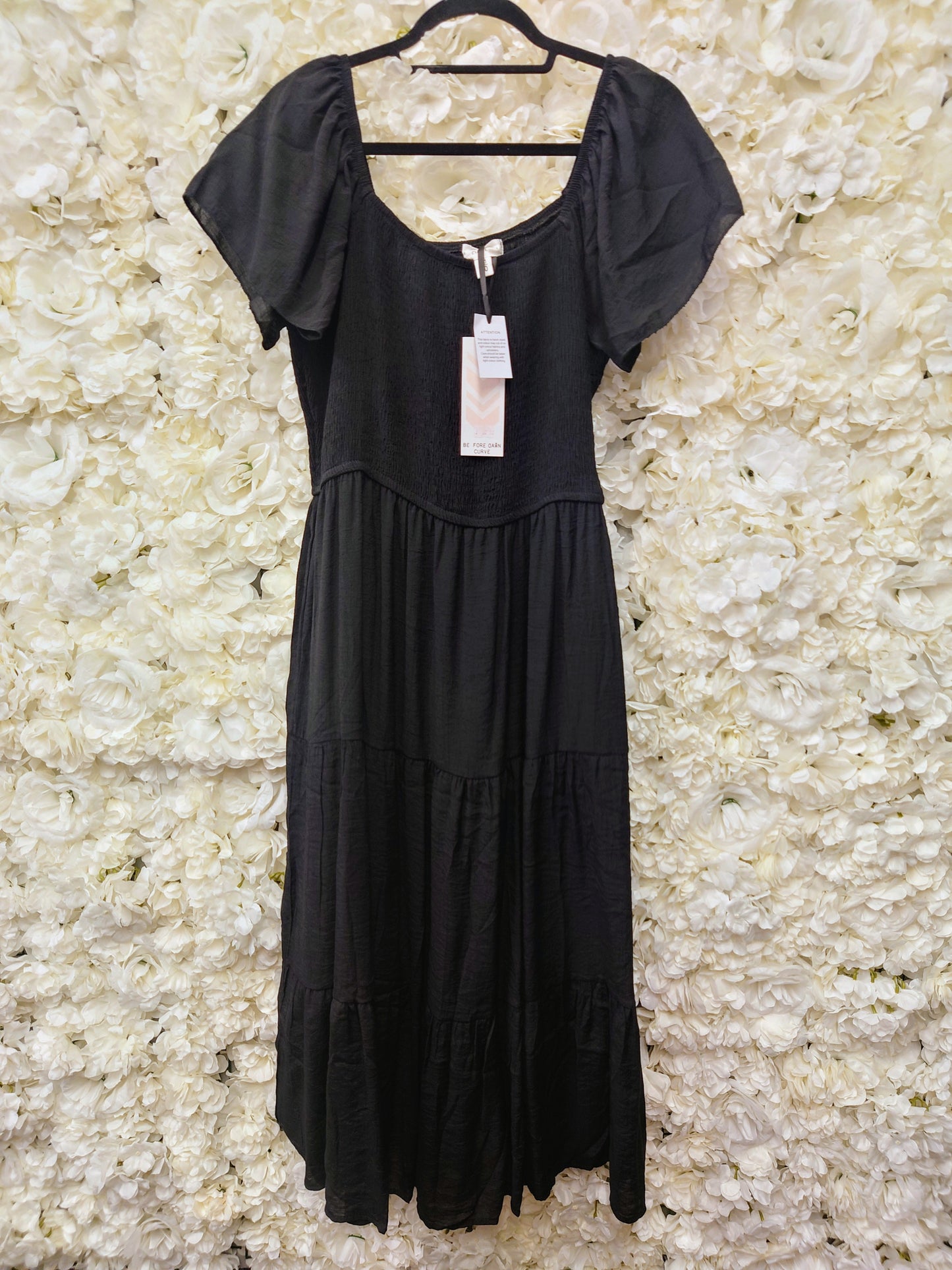 SALE - Black Midi Dress Size 18-20