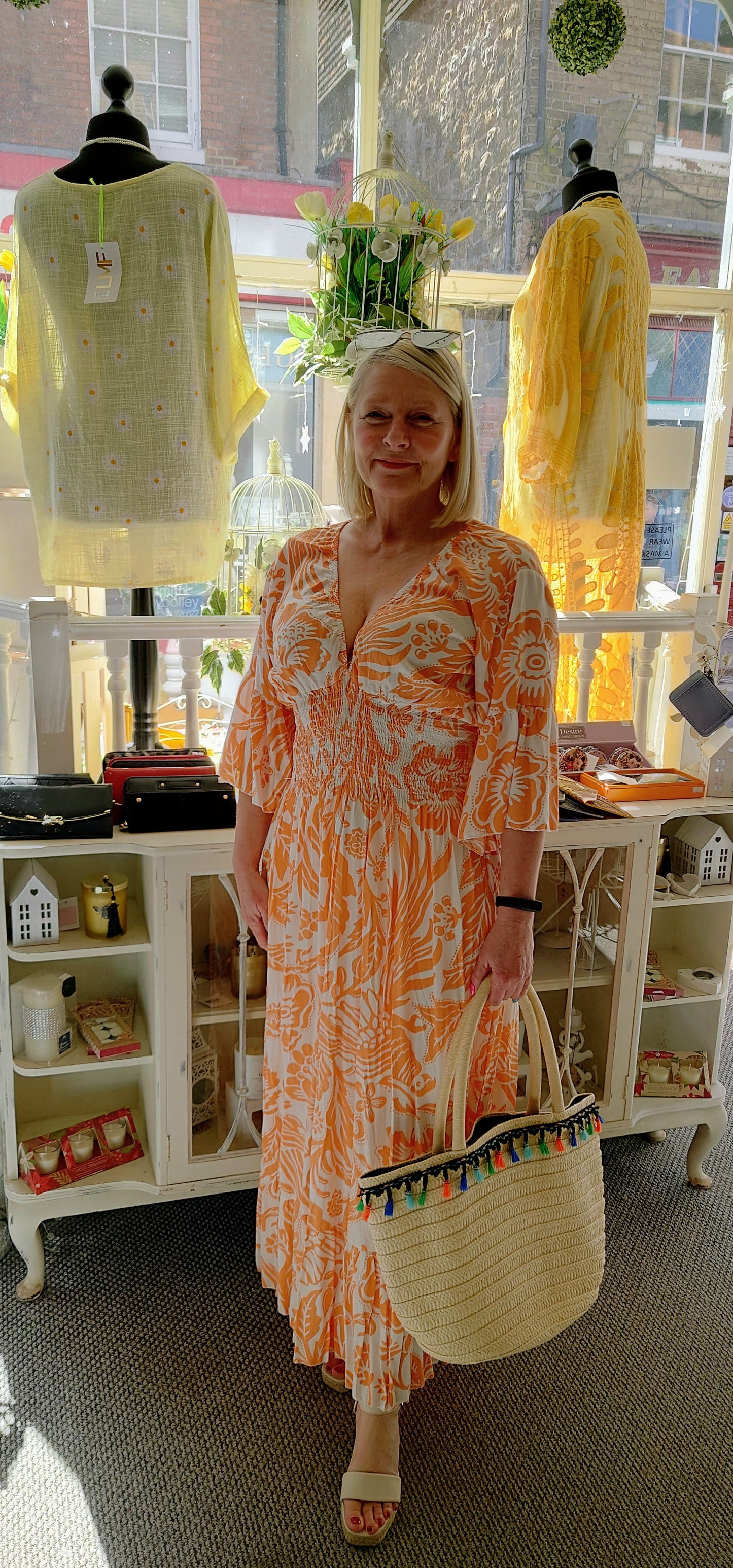 SALE- Print Maxi Dress