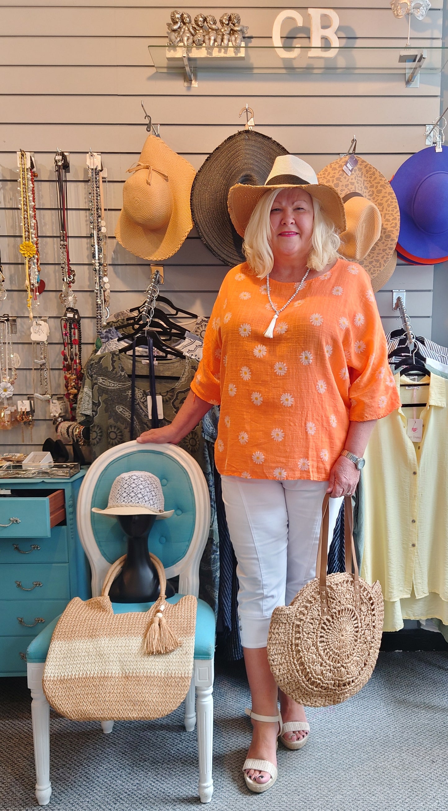SALE - Cotton Daisy Tunic