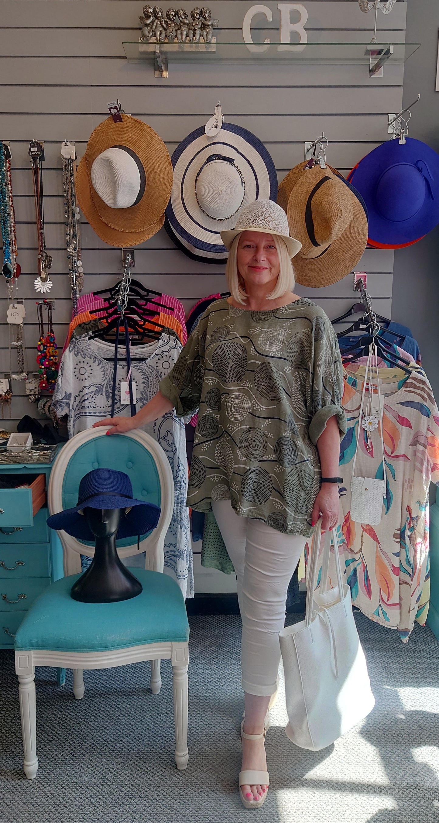 Circle Print Cotton Tunic