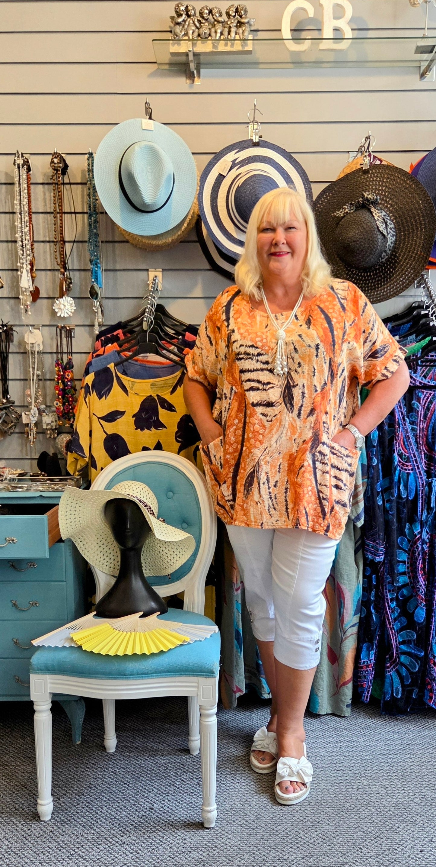 SALE - Print Cotton Tunic