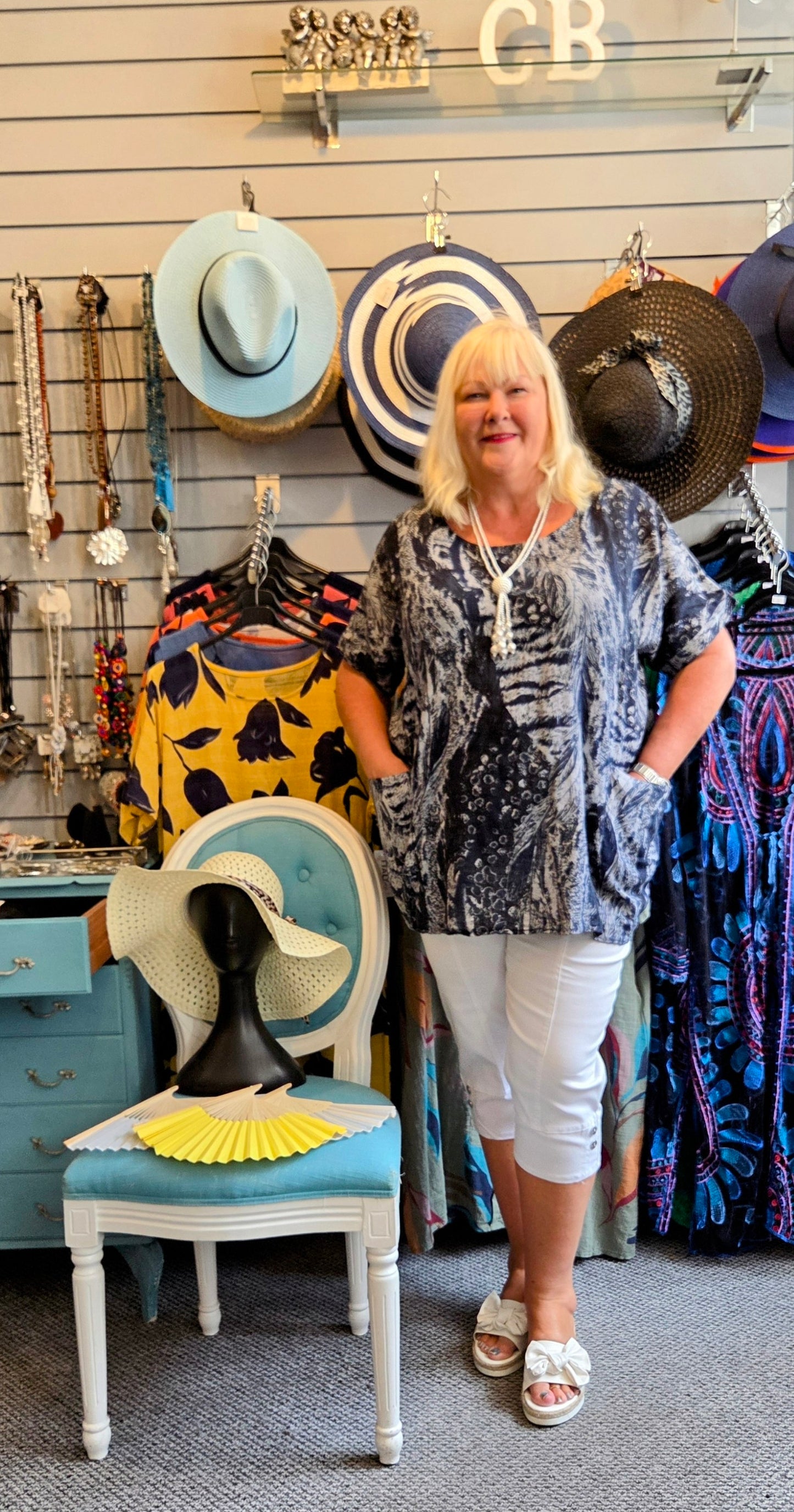 SALE - Print Cotton Tunic