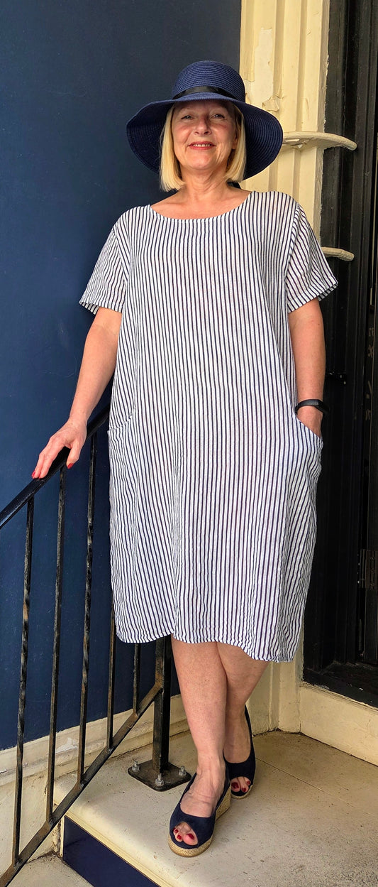 SALE- Stripe Pocket Dress