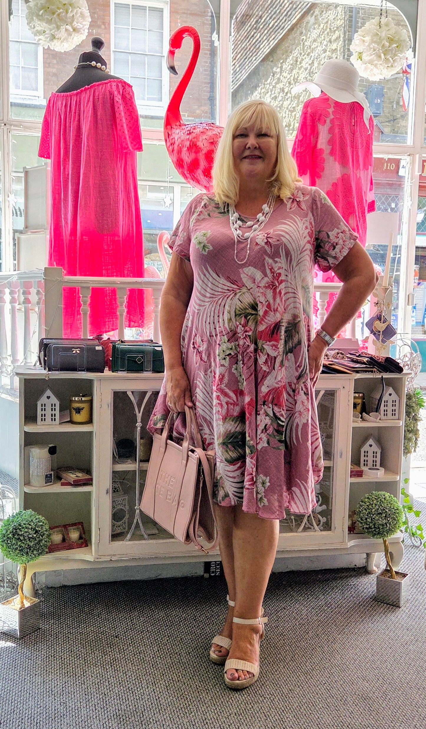 SALE - Tropical Floral Dress