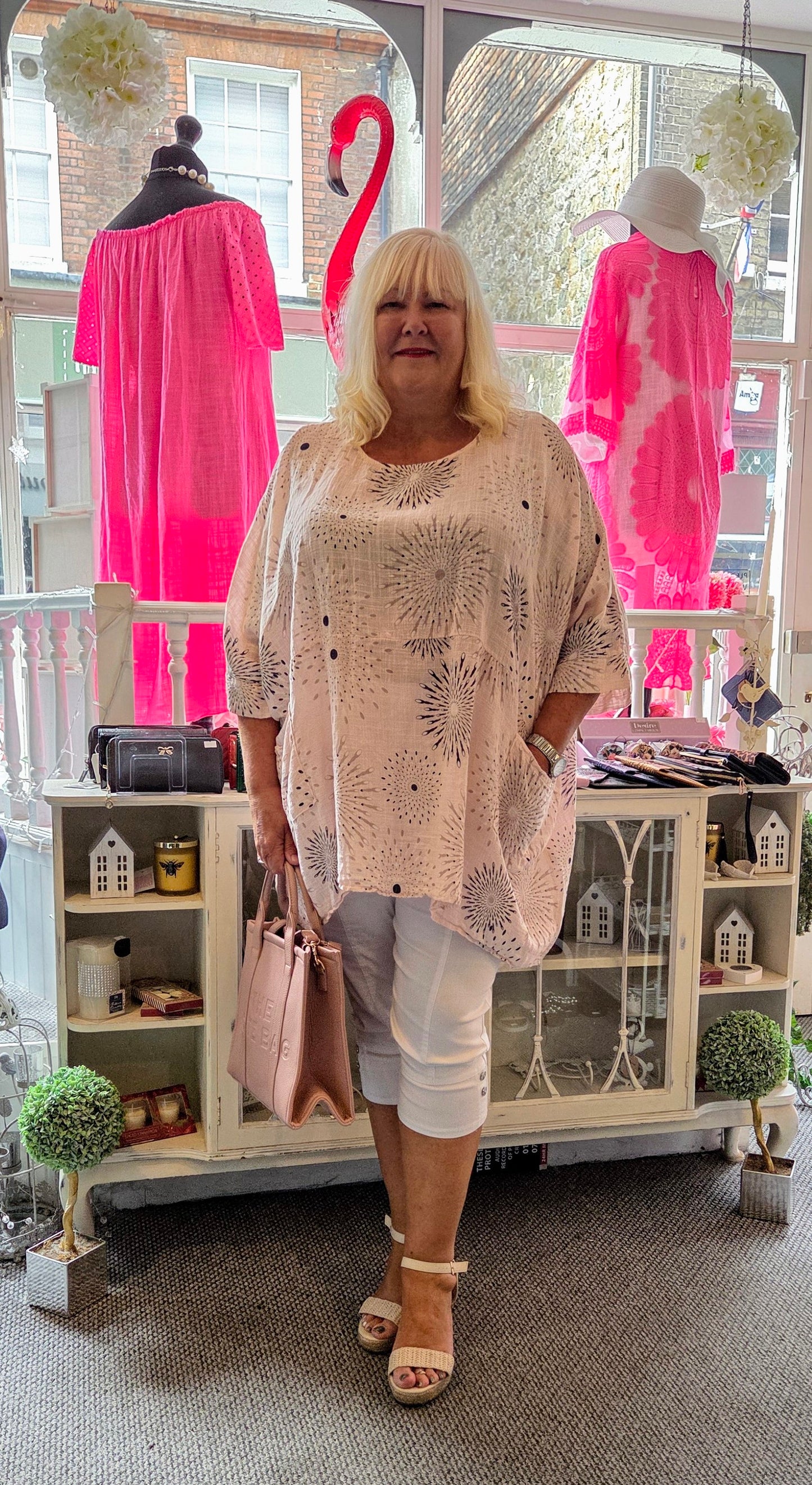 SALE - Sunburst Cotton Tunic