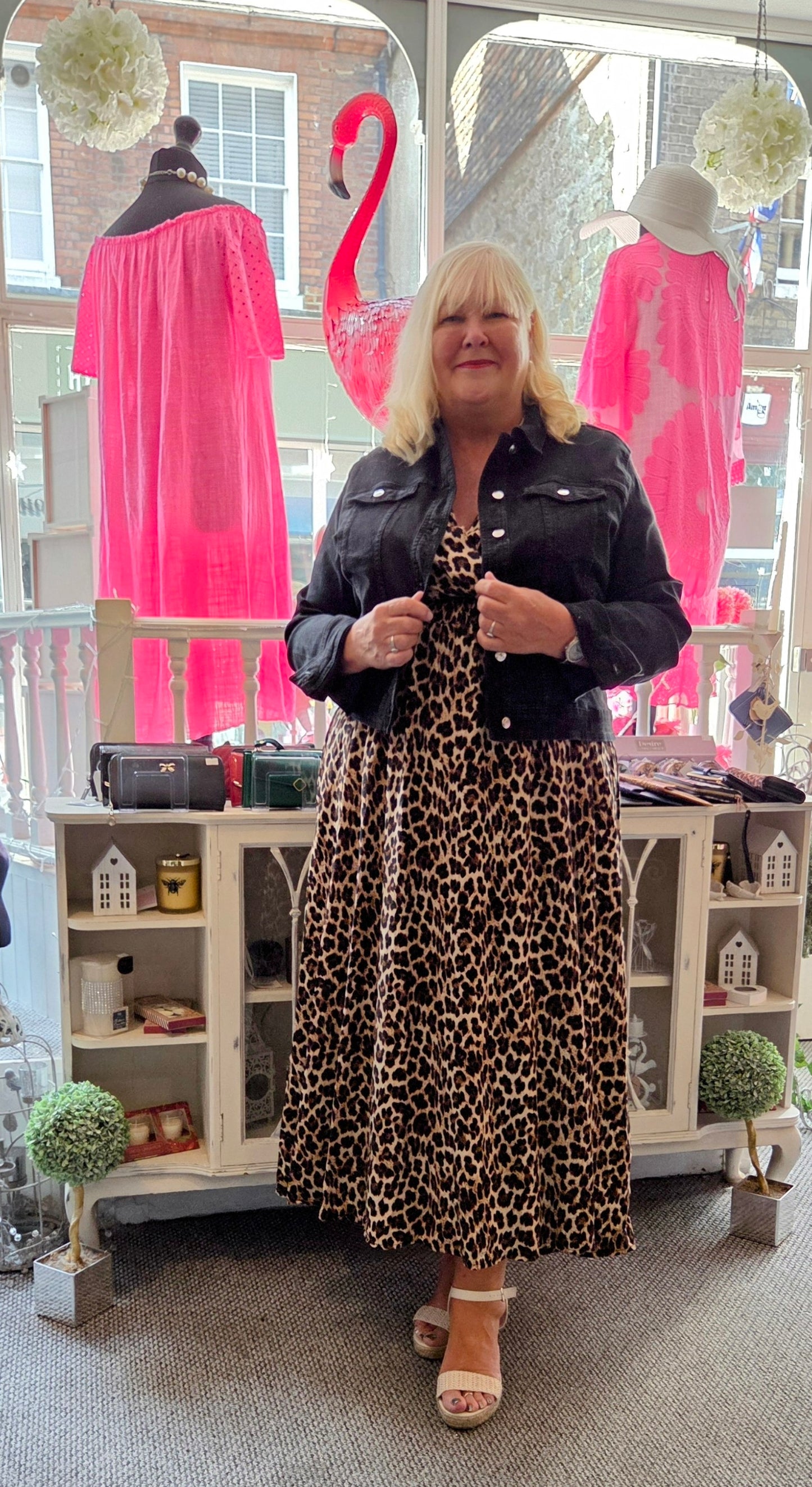 Leopard Print Maxi Dress