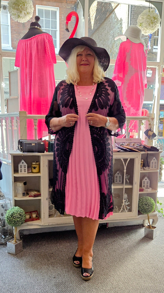 SALE - Pleated Midi Dress