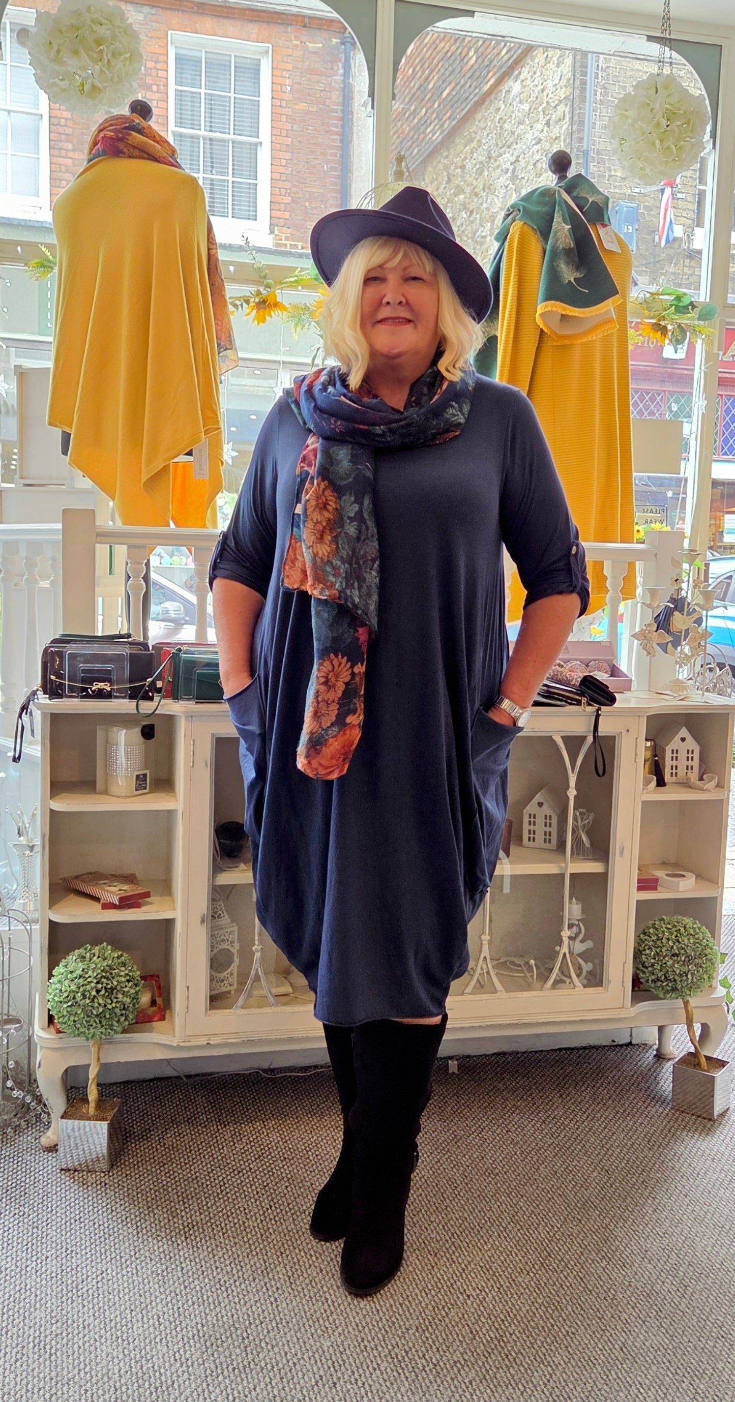 Lagenlook Pocket Midi Dress