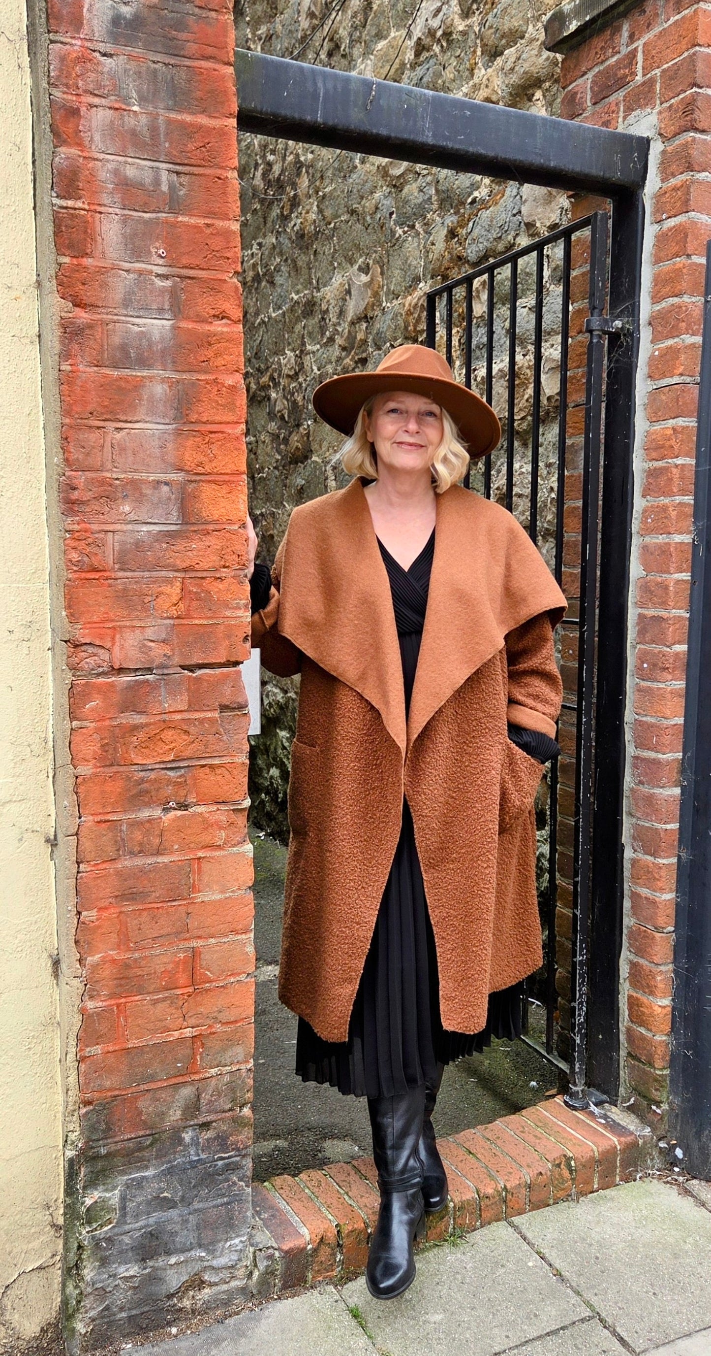 Lagenlook Boucle Coat