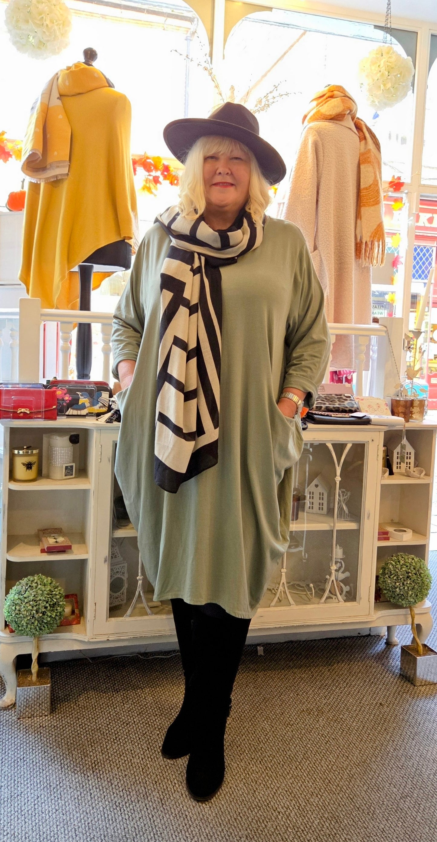 Lagenlook Midi Dress