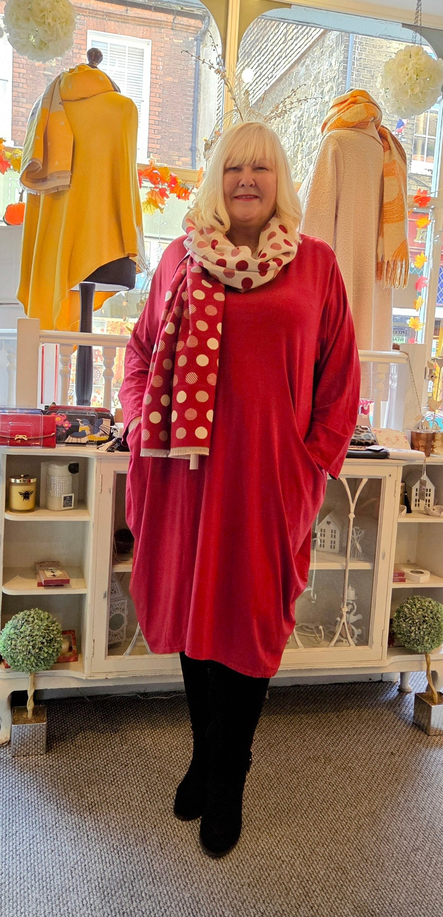 Lagenlook Midi Dress