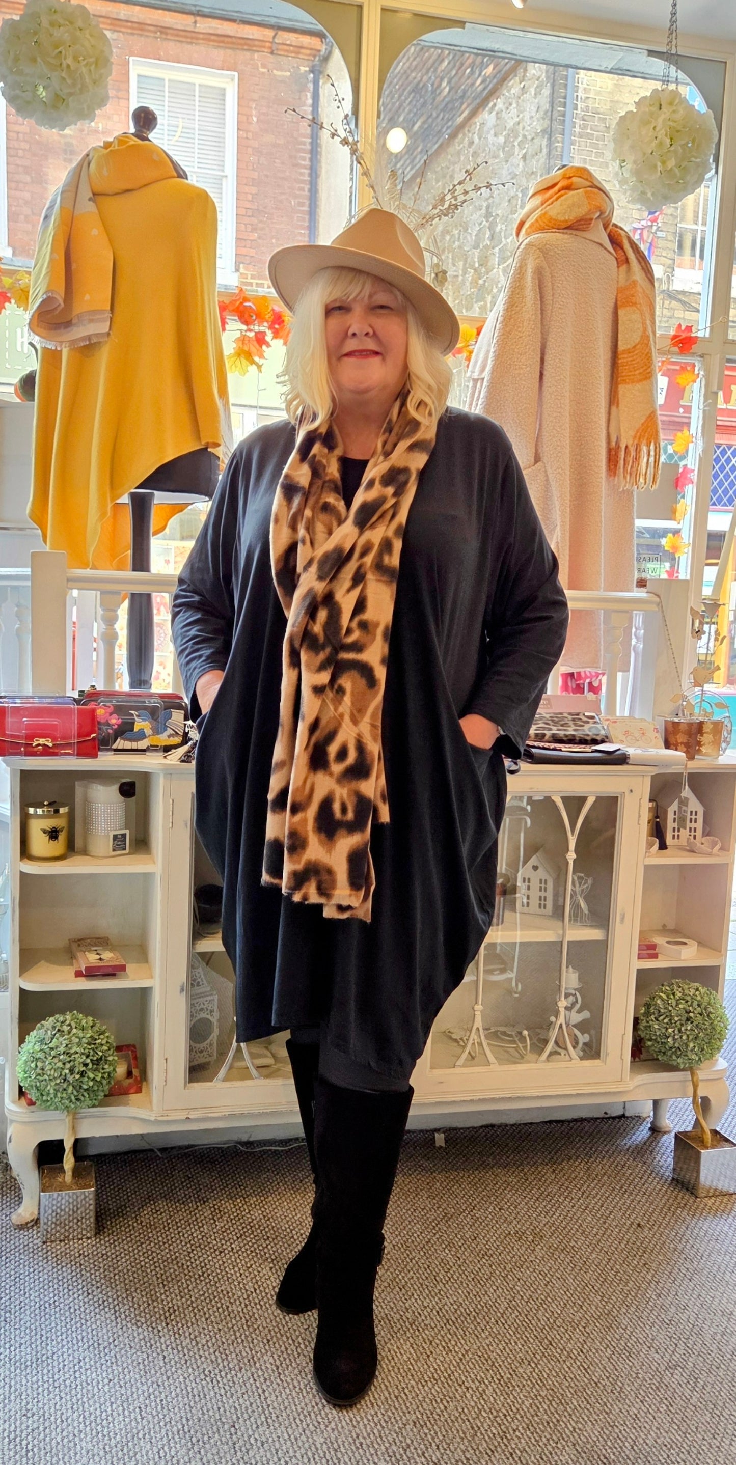 Lagenlook Midi Dress