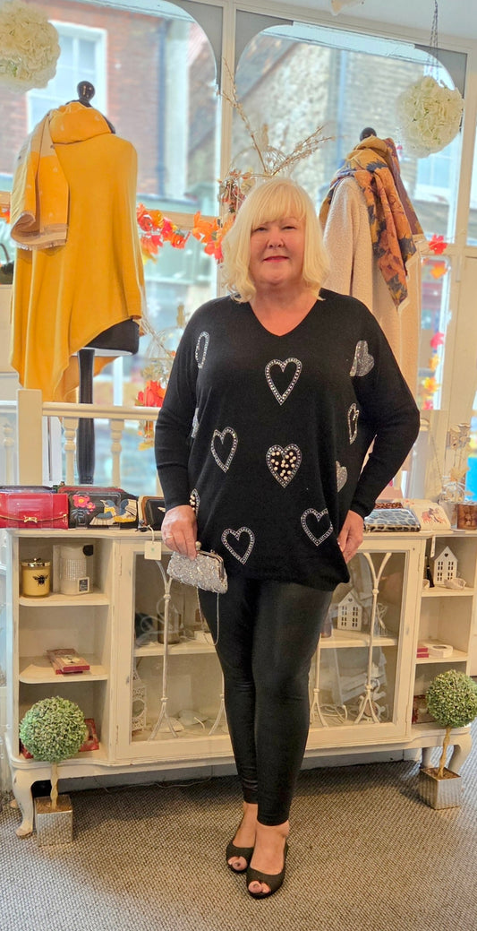 Pearl & Diamante Jumper
